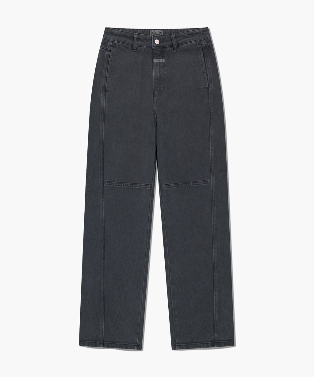 Marithe & Francois Girbaud - Paneled Denim Pants (Dark Gray) product image 6 | TRAB K-Fashion Australia
