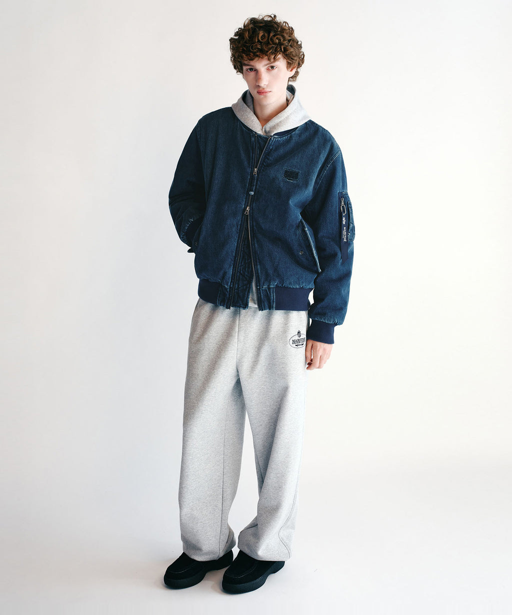 Marithe & Francois Girbaud - Marithe X Alpha Industries Ma-1 Jumper (Blue) product image 6 | TRAB K-Fashion Australia