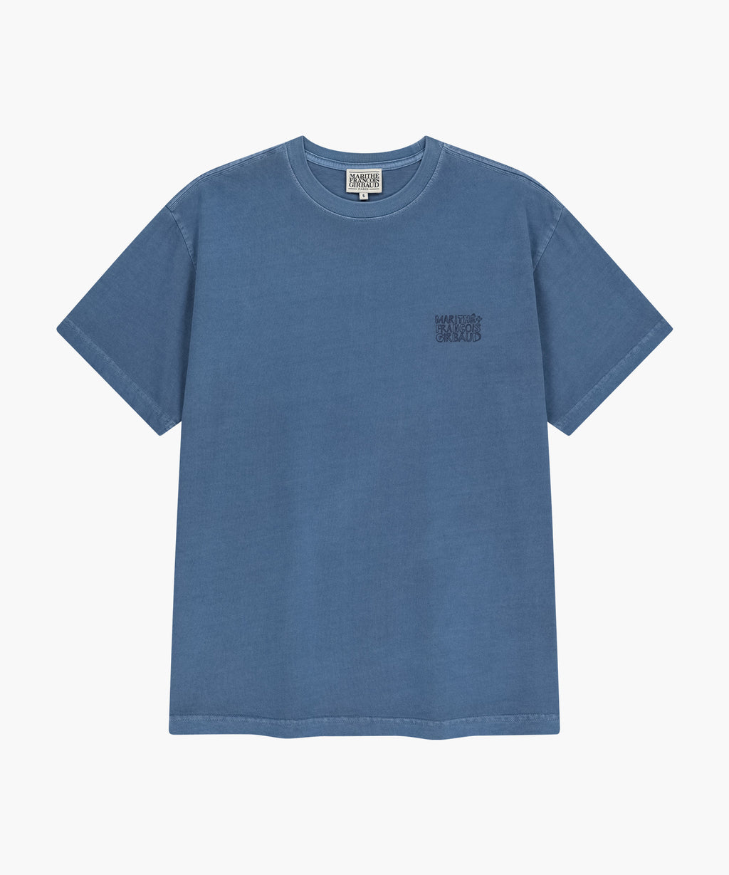 Marithe & Francois Girbaud - Drawing Logo Dyeing Tee (Blue) product image 6 | TRAB K-Fashion Australia