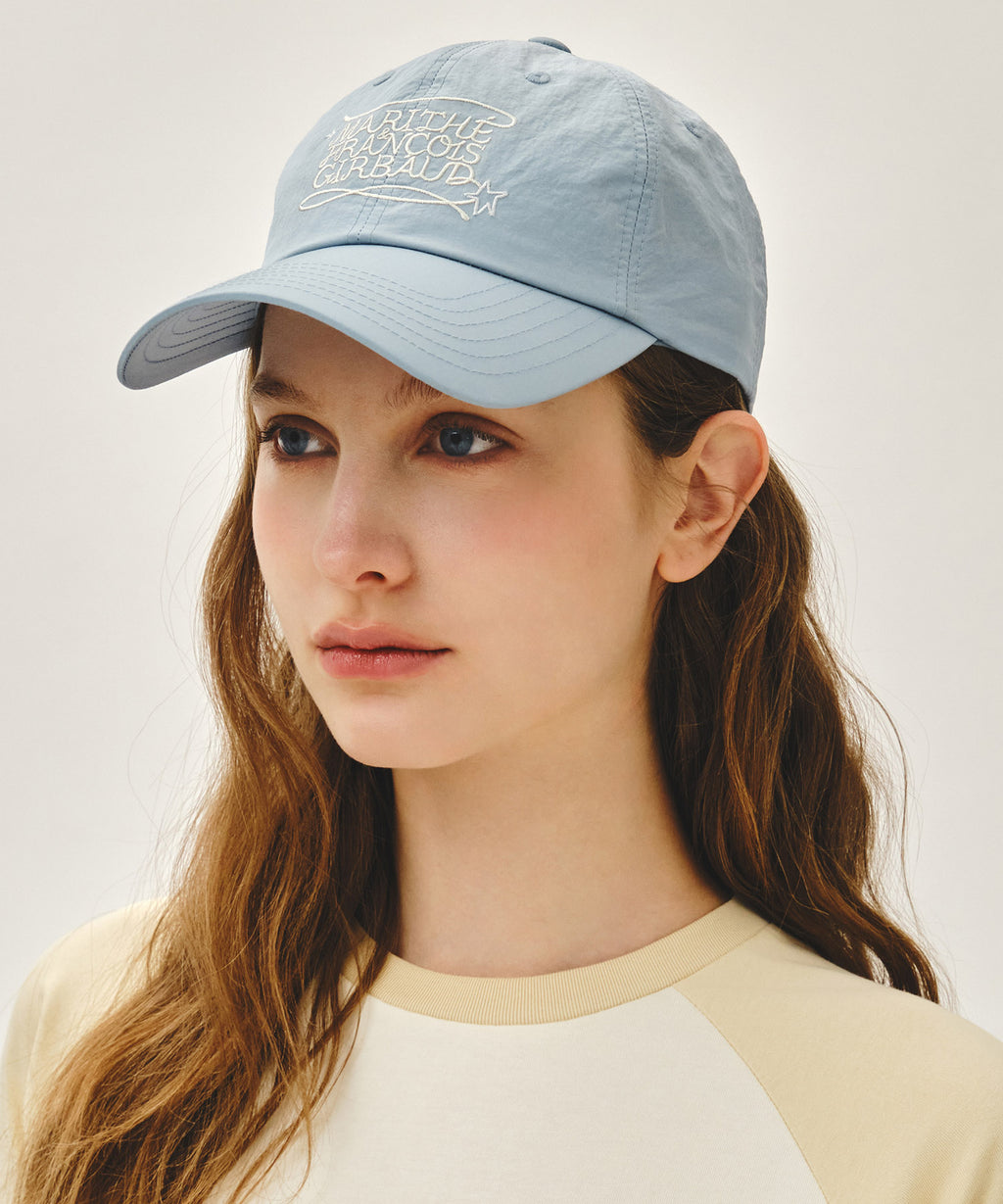 Marithe & Francois Girbaud - Drawing Classic Logo Nylon Cap (Sky Blue) product image 6 | TRAB K-Fashion Australia