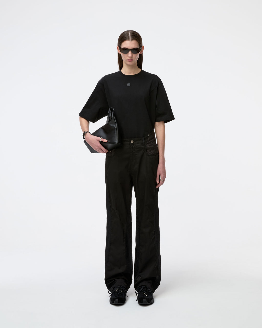 Ader Error - Tetraight T-shirt Product. 52 (Noir) product image 1 | TRAB K-Fashion Australia