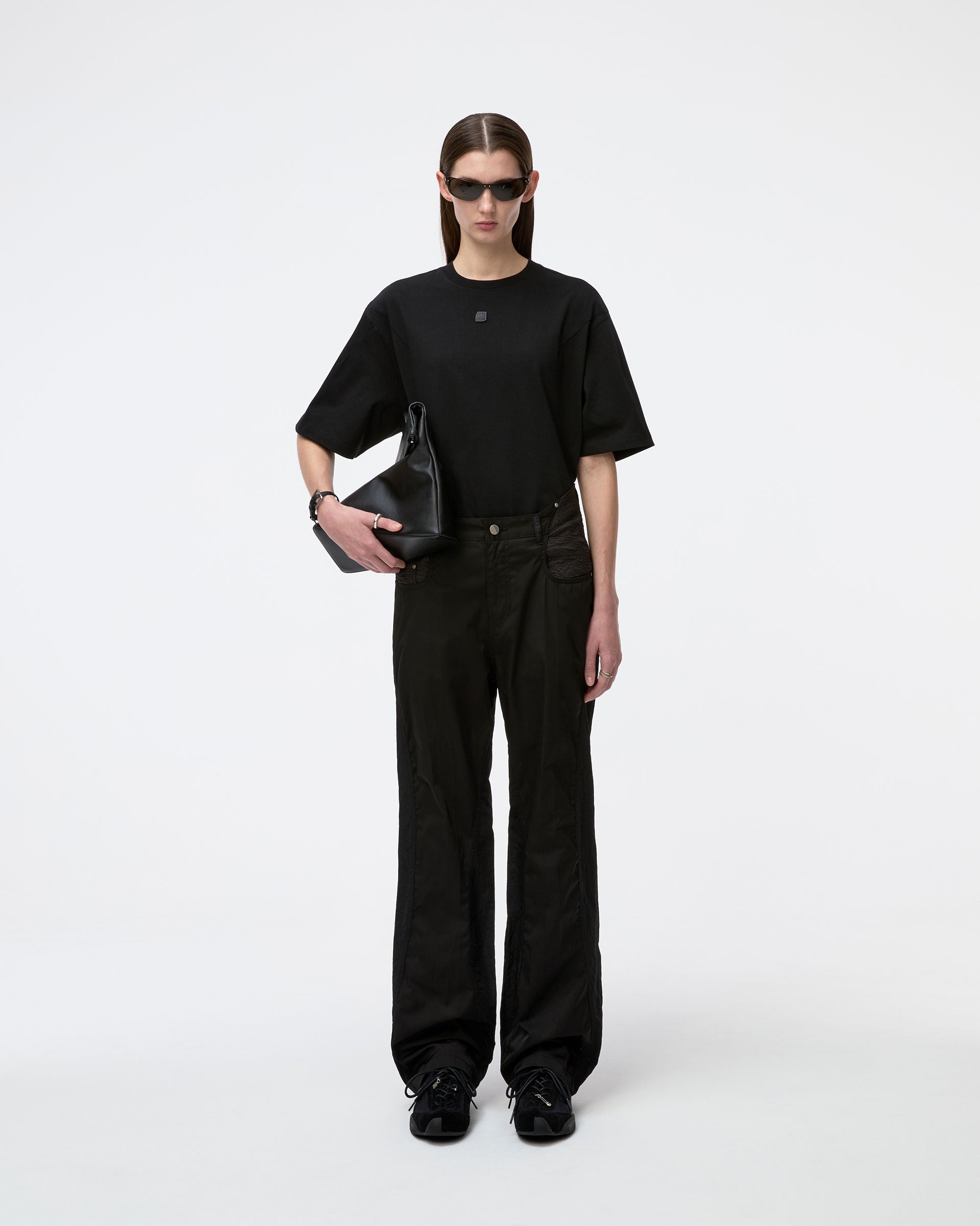 Ader Error - Tetraight T-shirt Product. 52 (Noir) product image 1 | TRAB K-Fashion Australia