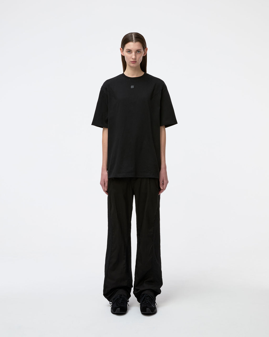 Ader Error - Tetraight T-shirt Product. 52 (Noir) product image 2 | TRAB K-Fashion Australia