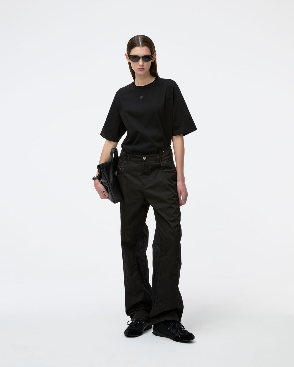 Ader Error - Tetraight T-shirt Product. 52 (Noir) product image 4 | TRAB K-Fashion Australia