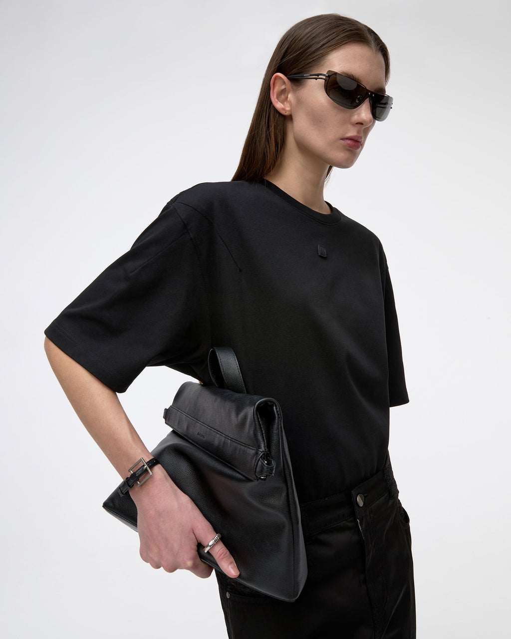 Ader Error - Tetraight T-shirt Product. 52 (Noir) product image 7 | TRAB K-Fashion Australia
