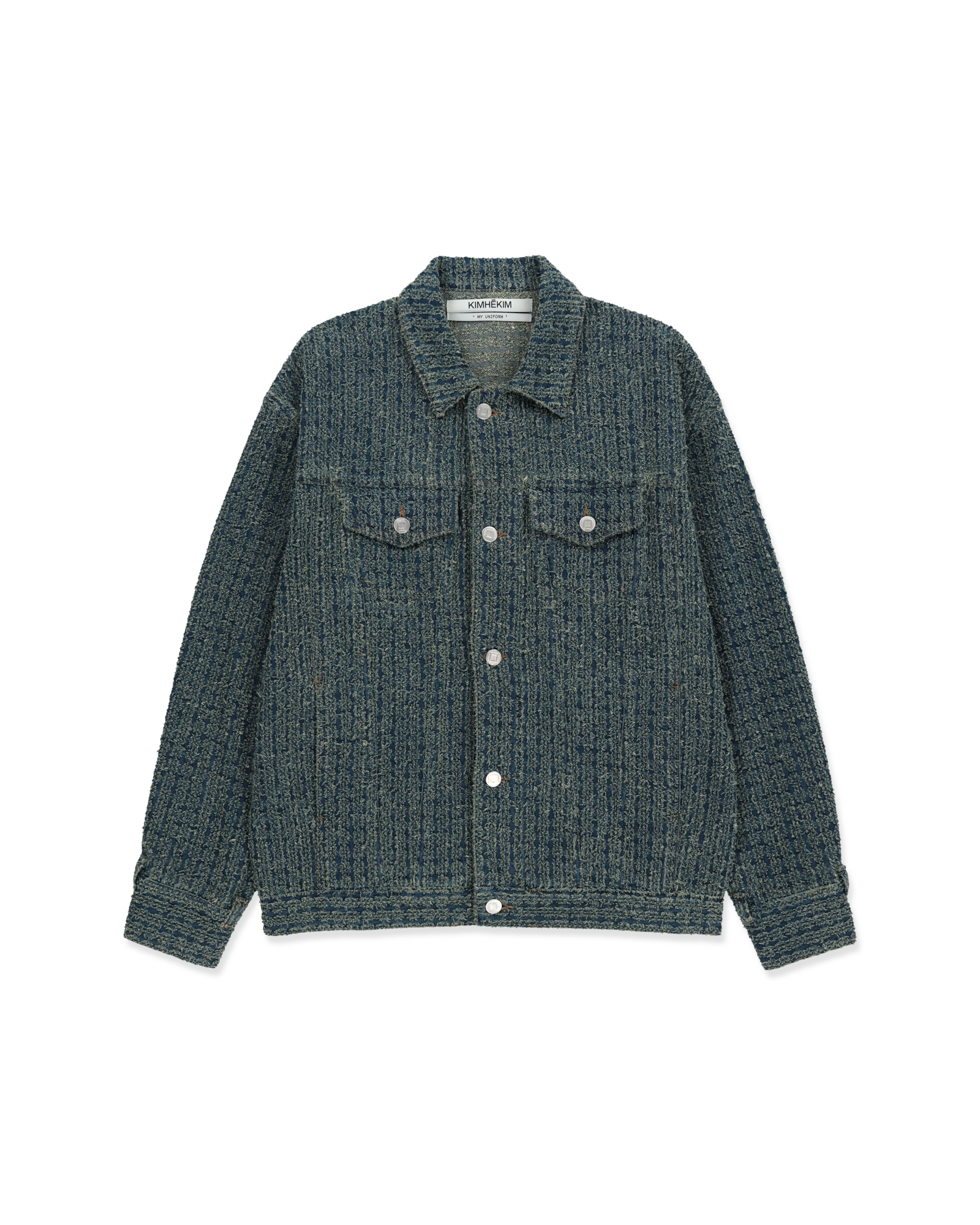 Kimhe Kim - Denim Tweed Jacket (Blue) product image 11 | TRAB K-Fashion Australia