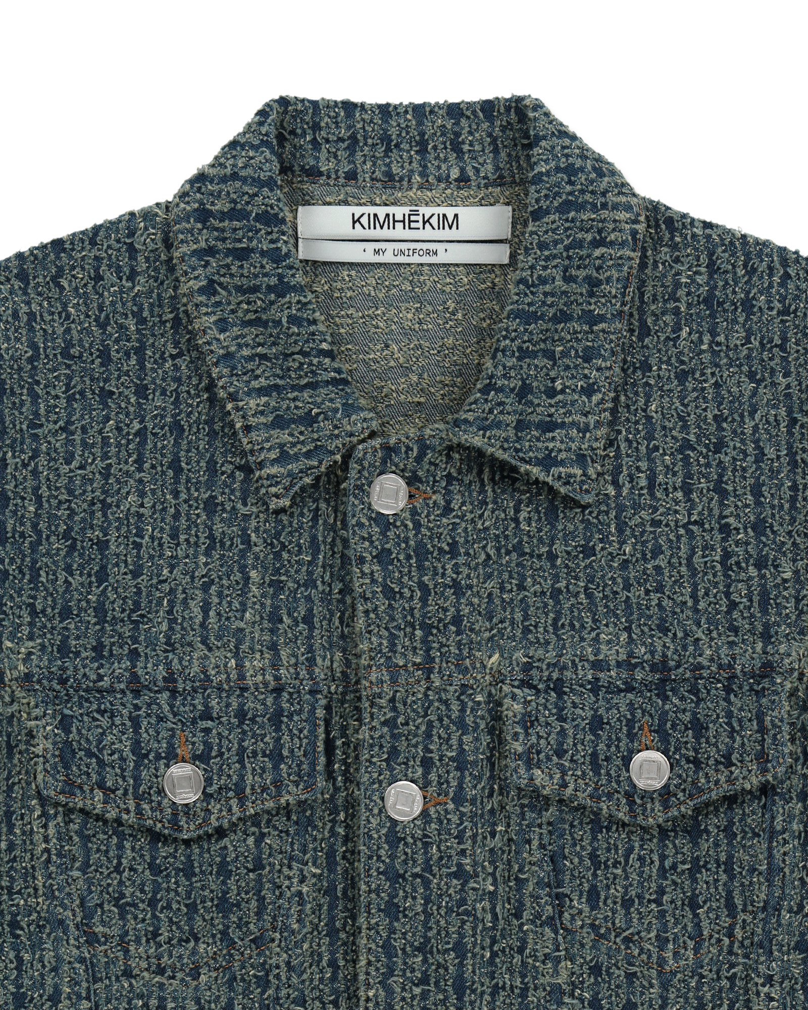 Kimhe Kim - Denim Tweed Jacket (Blue) product image 13 | TRAB K-Fashion Australia