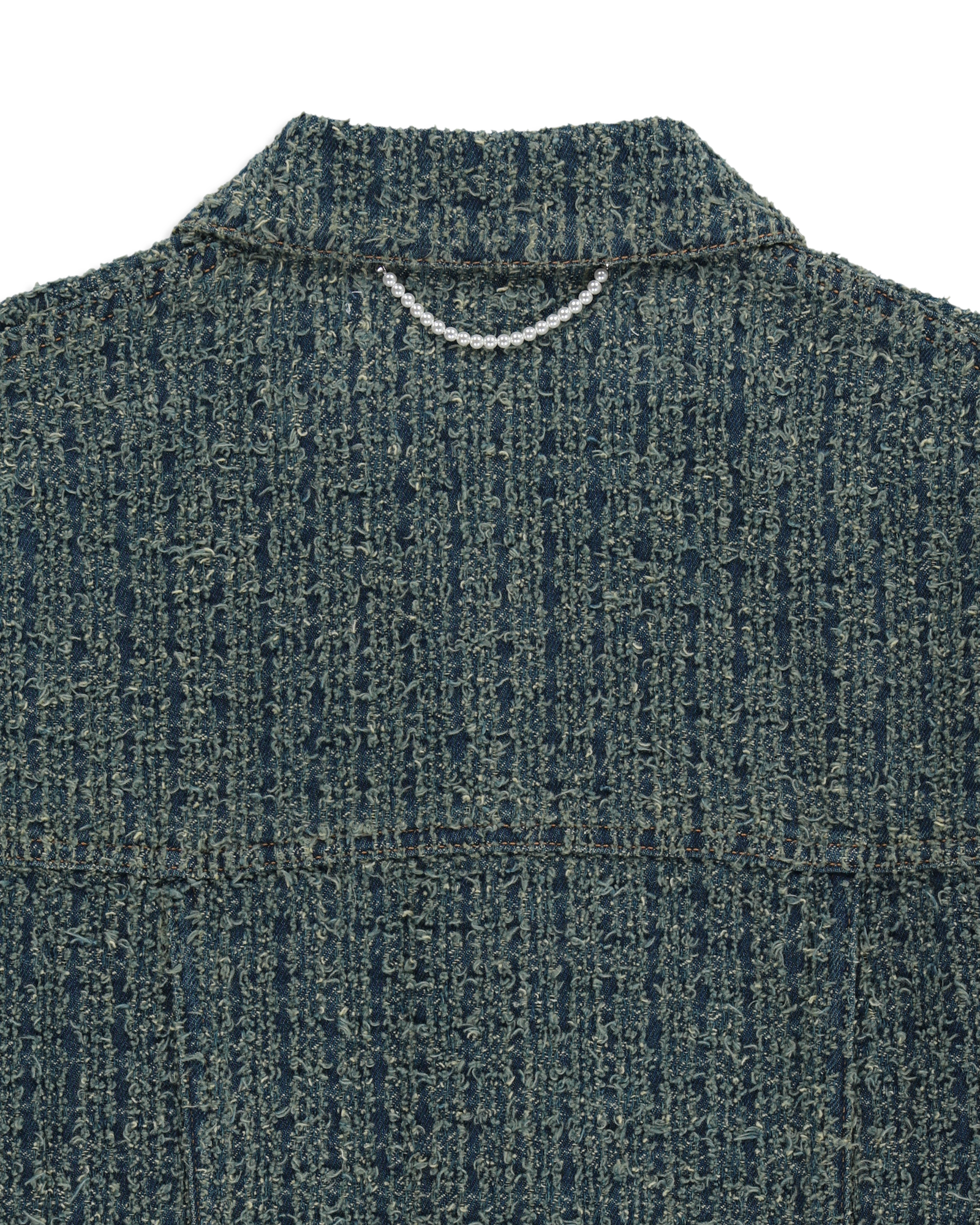 Kimhe Kim - Denim Tweed Jacket (Blue) product image 16 | TRAB K-Fashion Australia