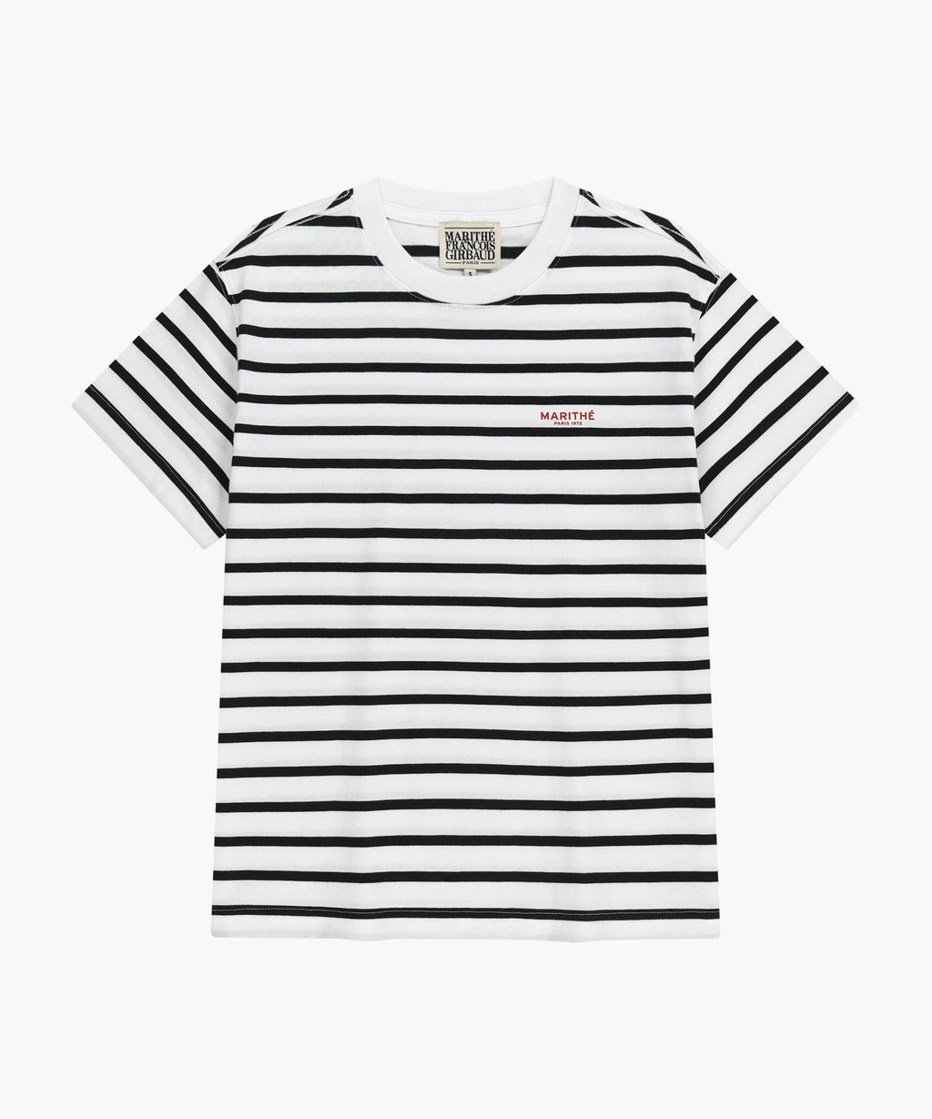 Marithe & Francois Girbaud - Small Regular Logo Tee (Stripe) product image 6 | TRAB K-Fashion Australia