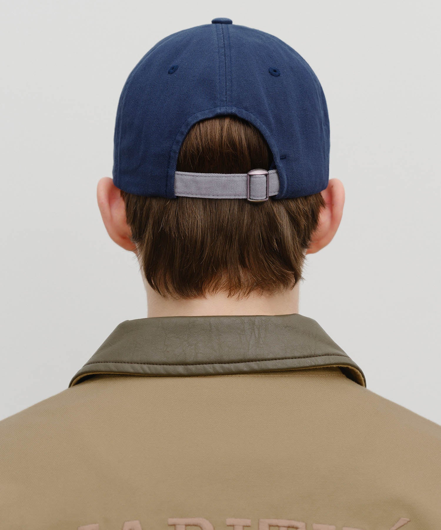 Marithe & Francois Girbaud - Arch Regular Logo Color Block Cap (Gray) product image 6 | TRAB K-Fashion Australia