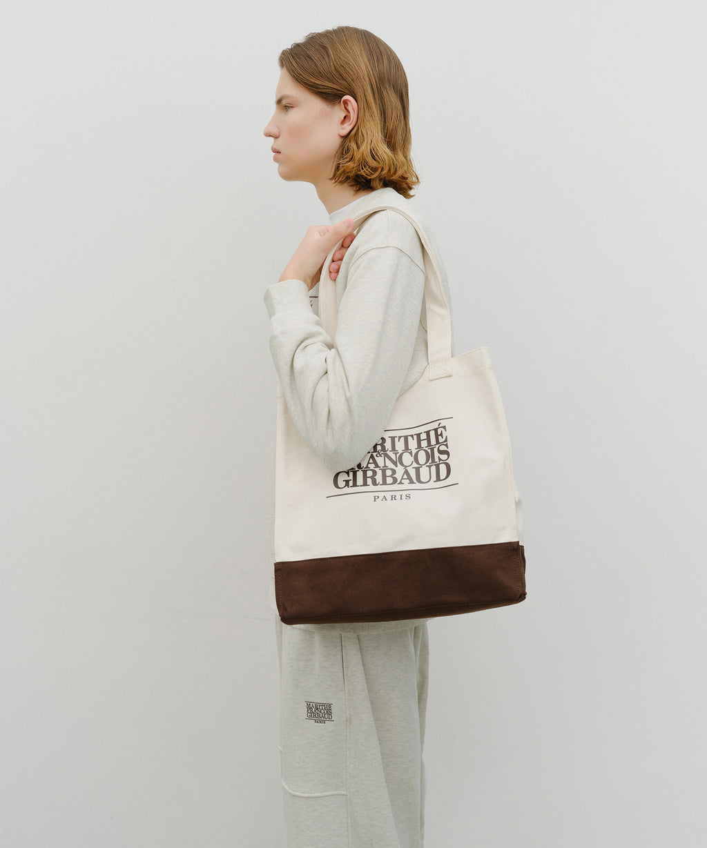 Marithe & Francois Girbaud - Classic Logo Big Shopper Bag (Natural) product image 6 | TRAB K-Fashion Australia