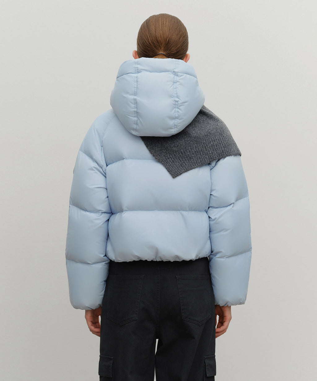 Marithe & Francois Girbaud - Circle Logo Shawl Muffler (Charcoal) product image 6 | TRAB K-Fashion Australia