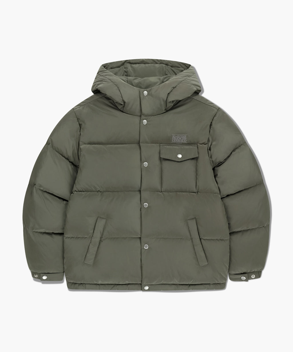 Marithe & Francois Girbaud - Hooded Chest Pocket Down Jacket (Gray) product image 6 | TRAB K-Fashion Australia