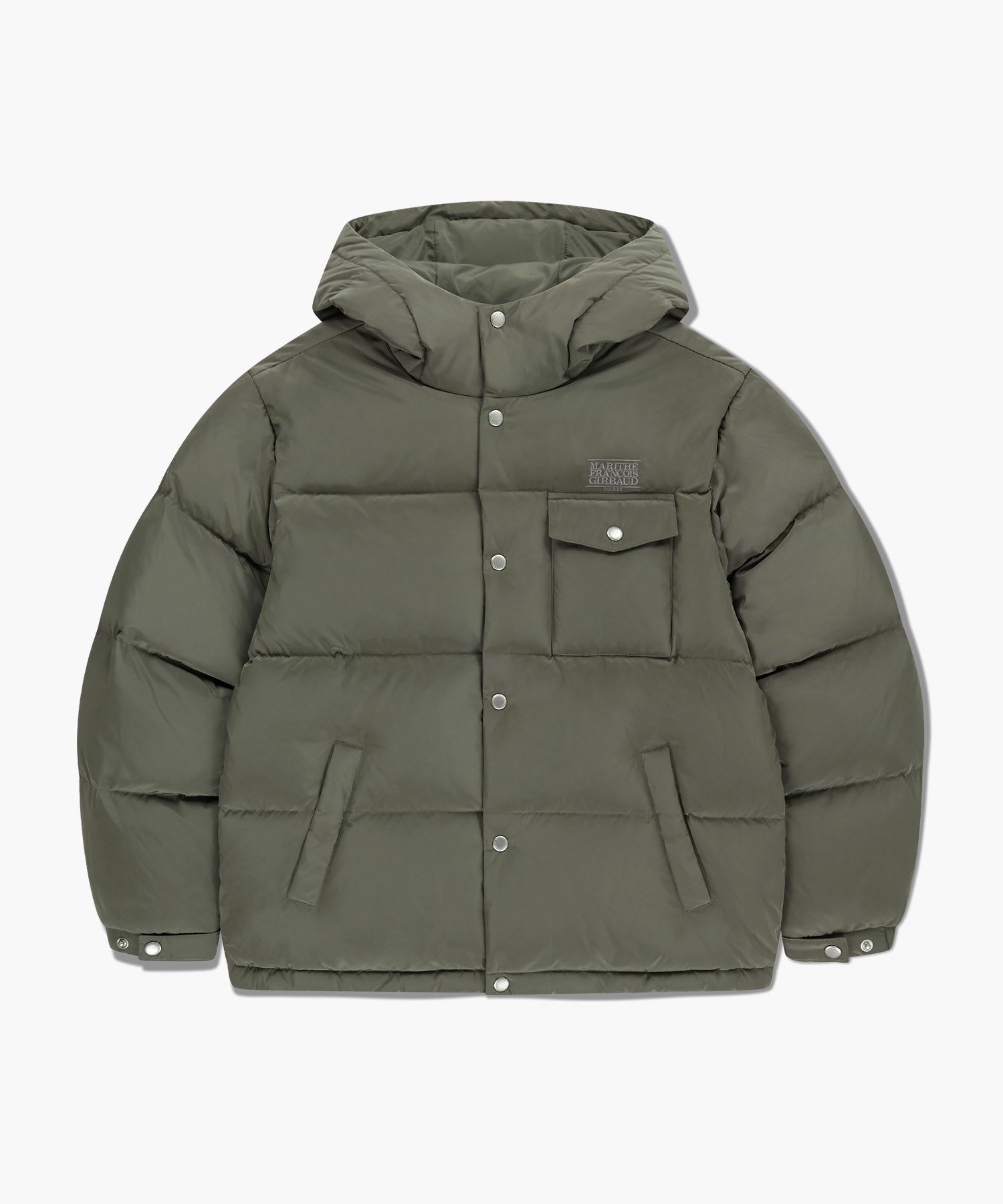 Marithe & Francois Girbaud - Hooded Chest Pocket Down Jacket (Gray) product image 6 | TRAB K-Fashion Australia