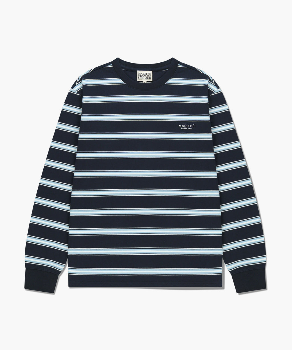 Marithe & Francois Girbaud - Multi Color Stripe Long Sleeve (Navy) product image 6 | TRAB K-Fashion Australia