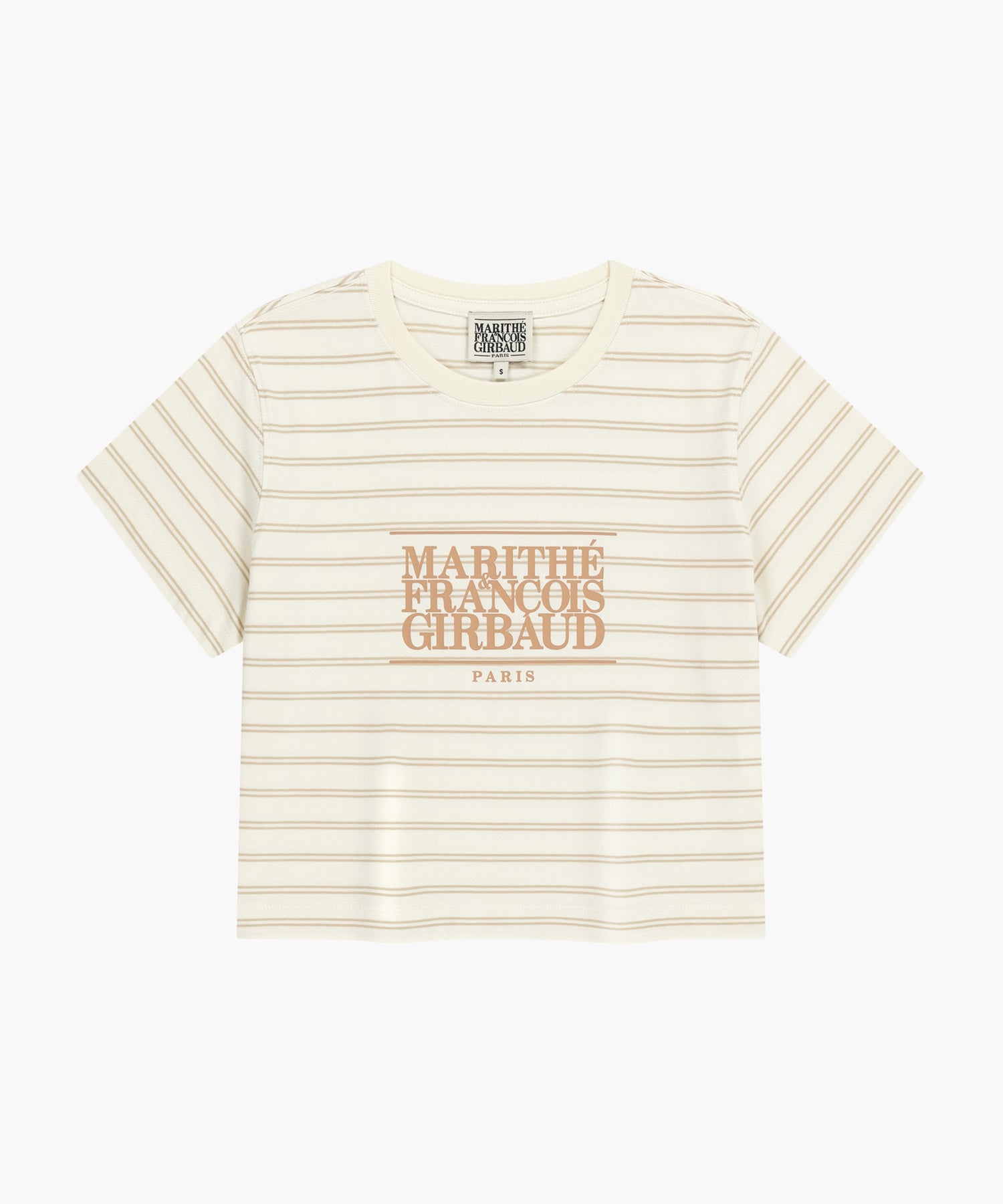 Marithe & Francois Girbaud - Classic Logo Crop Tee (Ivory) product image 6 | TRAB K-Fashion Australia