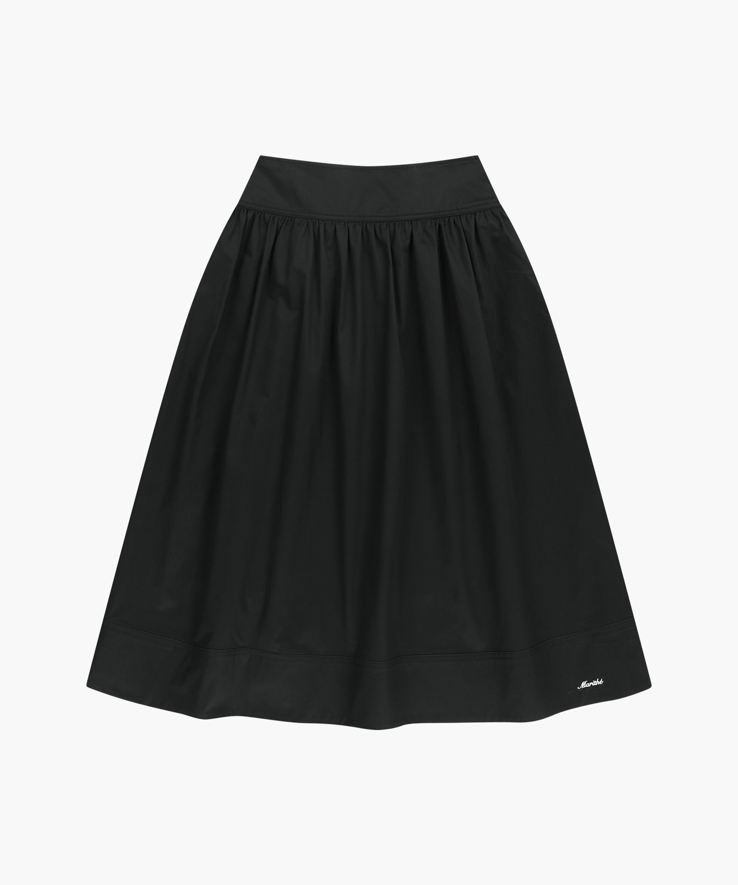 Marithe & Francois Girbaud - Cotton Waist Wrinkle Skirt (Black) product image 6 | TRAB K-Fashion Australia