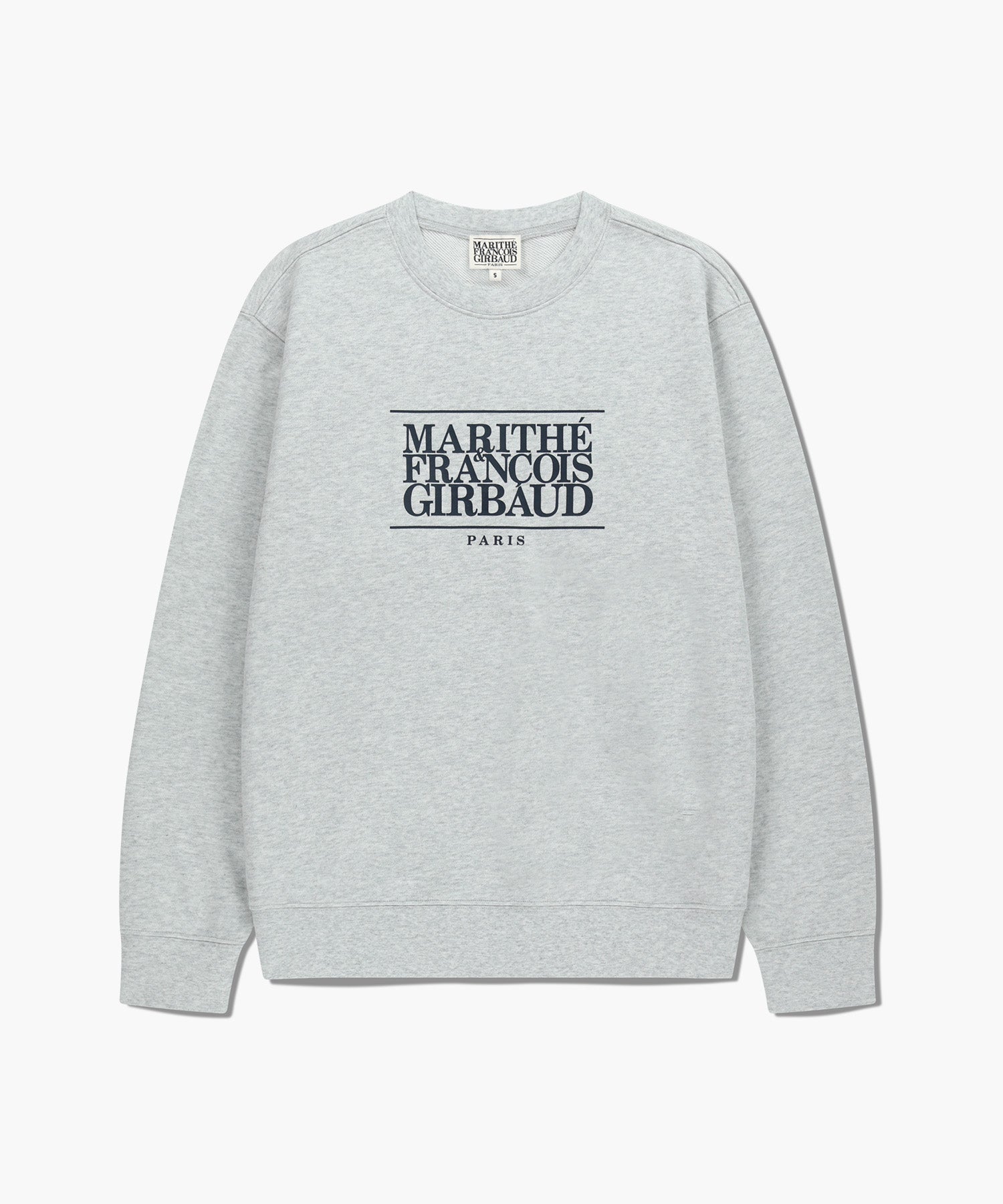 Marithe & Francois Girbaud - Classic Logo Sweatshirt (Light Heather Gray) product image 6 | TRAB K-Fashion Australia