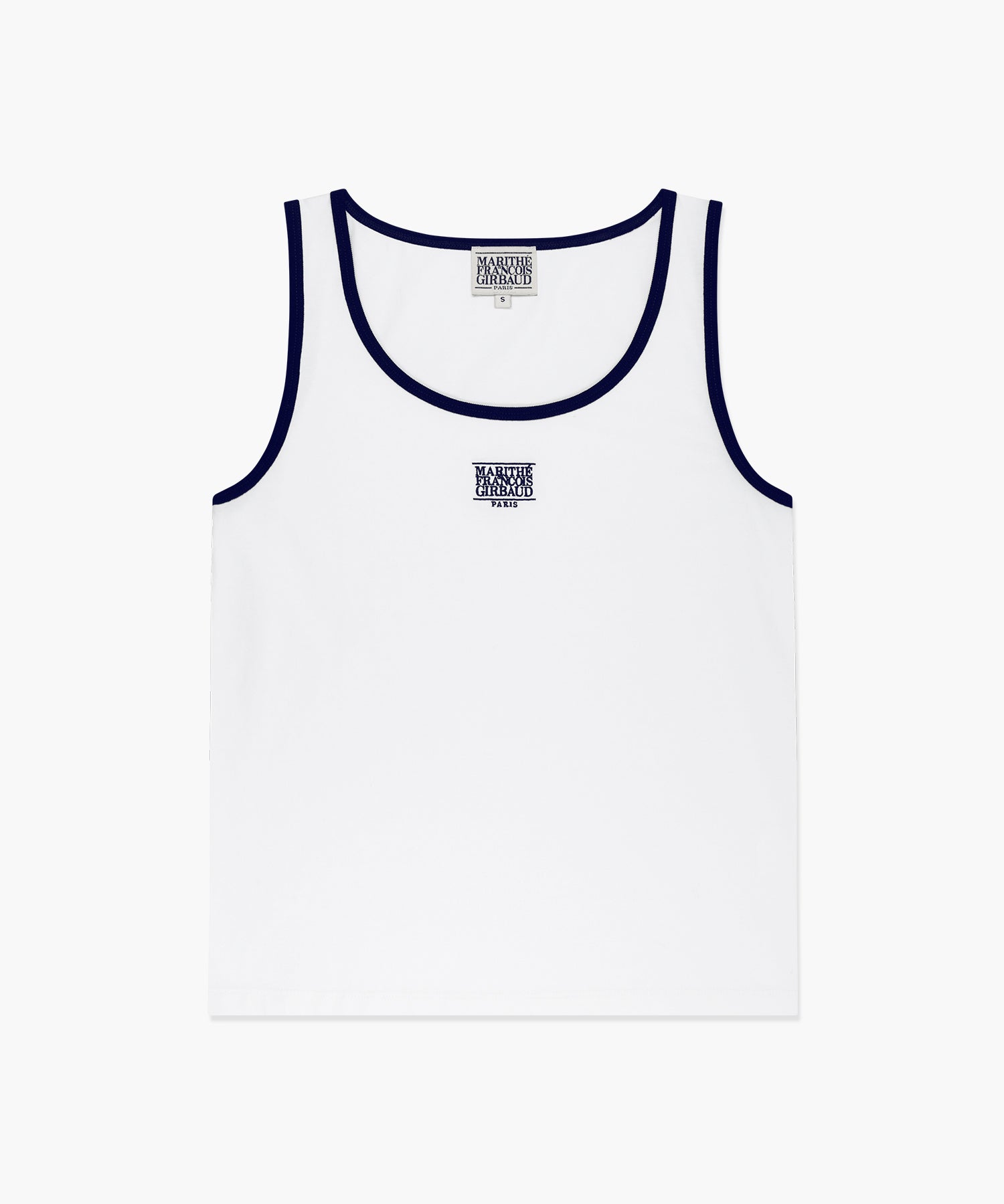 Marithe & Francois Girbaud - Small Classic Logo Sleeveless (White) product image 6 | TRAB K-Fashion Australia