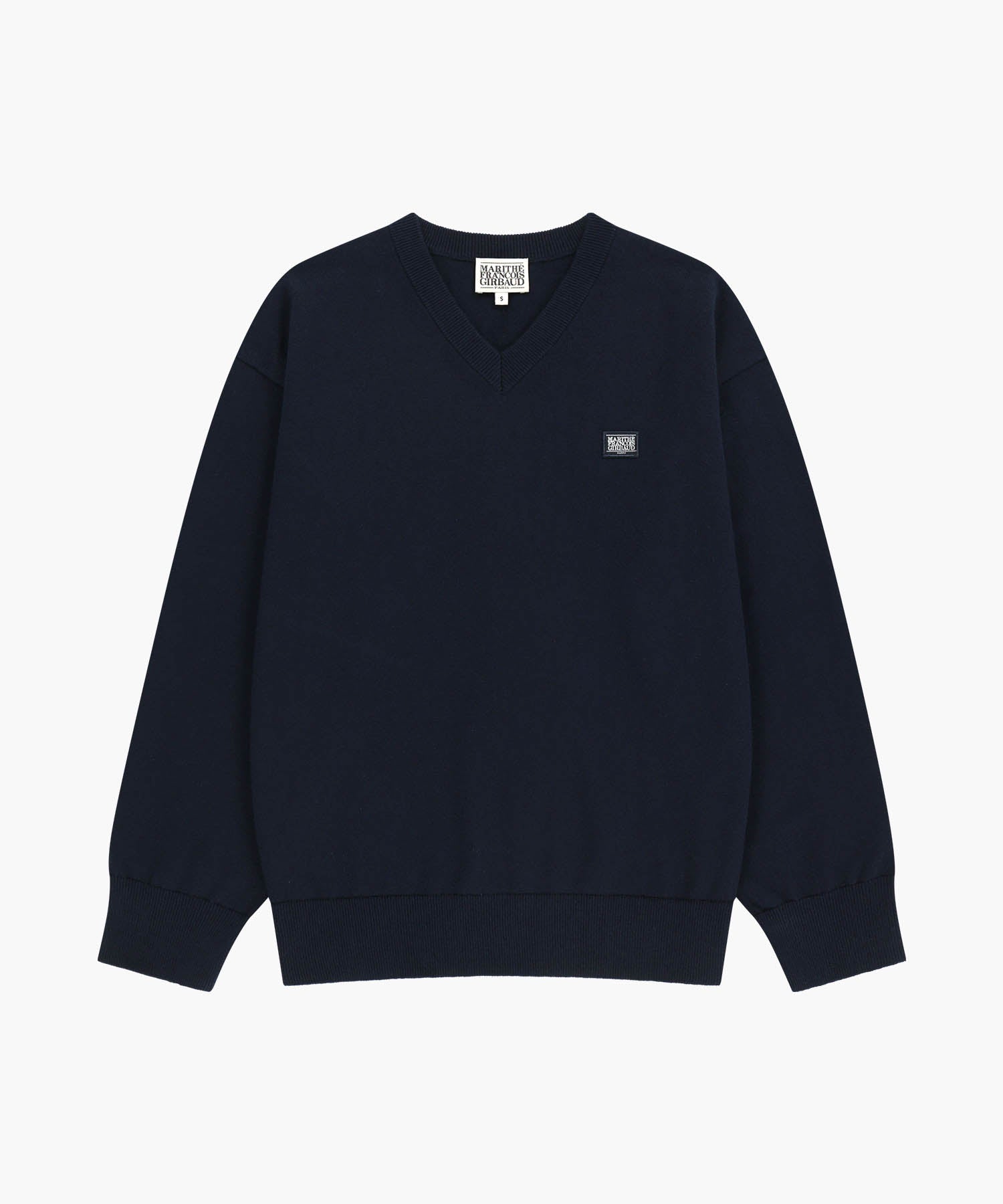 Marithe & Francois Girbaud - V-neck Knit Pullover (Navy) product image 6 | TRAB K-Fashion Australia