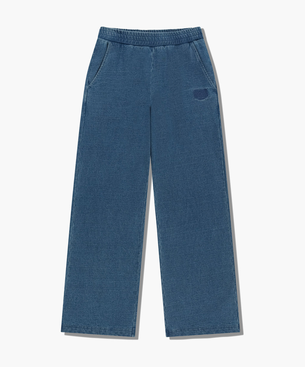 Marithe & Francois Girbaud - Embroidery Classic Logo Sweat Pants (Blue) product image 6 | TRAB K-Fashion Australia