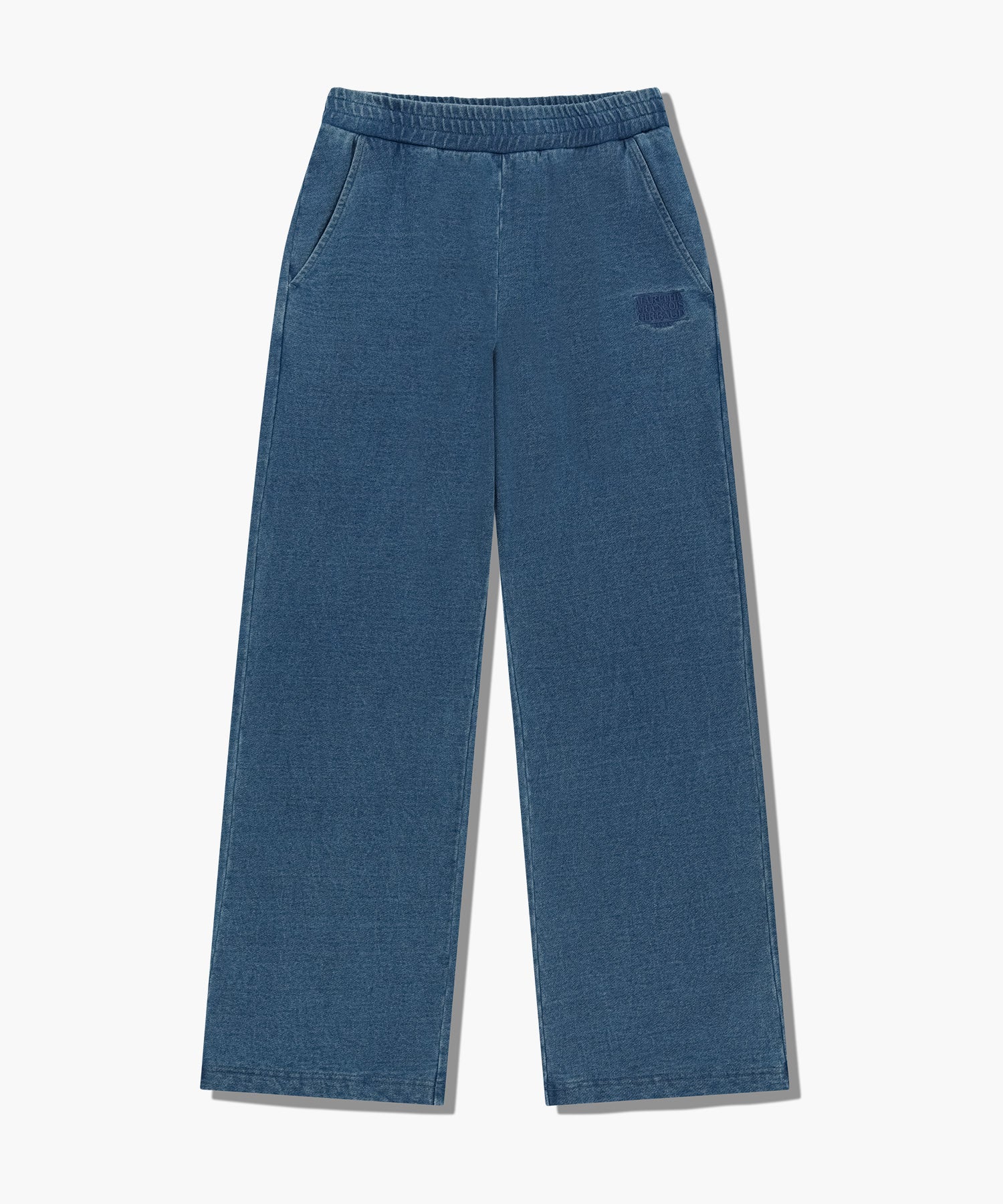 Marithe & Francois Girbaud - Embroidery Classic Logo Sweat Pants (Blue) product image 6 | TRAB K-Fashion Australia
