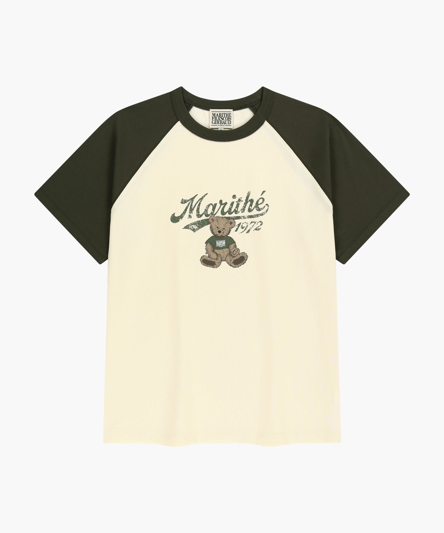 Marithe & Francois Girbaud - Doodle Graphic Raglan Tee (Khaki) product image 6 | TRAB K-Fashion Australia