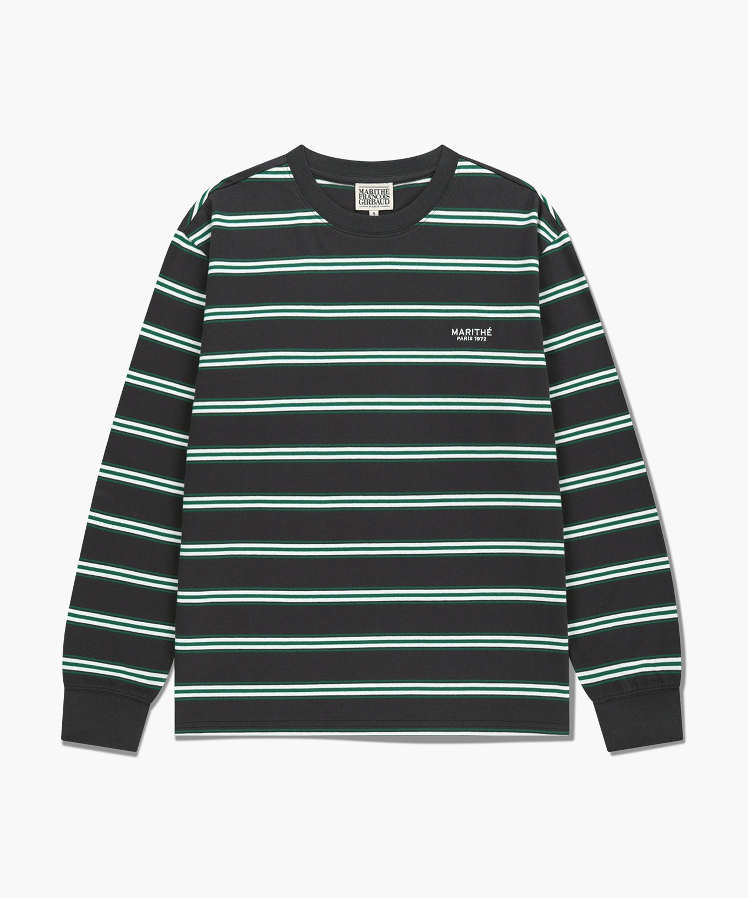 Marithe & Francois Girbaud - Multi Color Stripe Long Sleeve (Charcoal) product image 6 | TRAB K-Fashion Australia