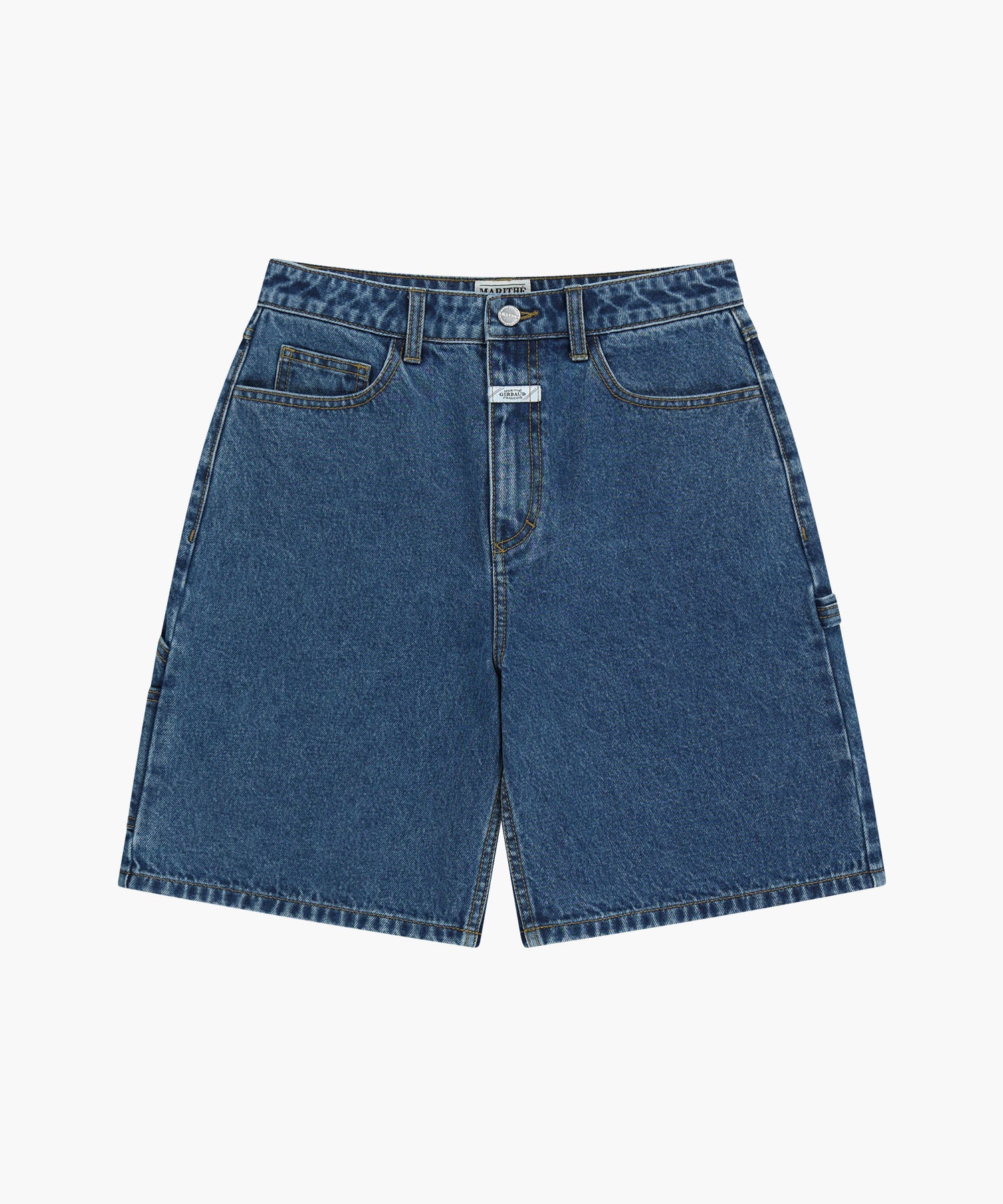 Marithe & Francois Girbaud - Carpenter Denim Shorts (Blue) product image 6 | TRAB K-Fashion Australia