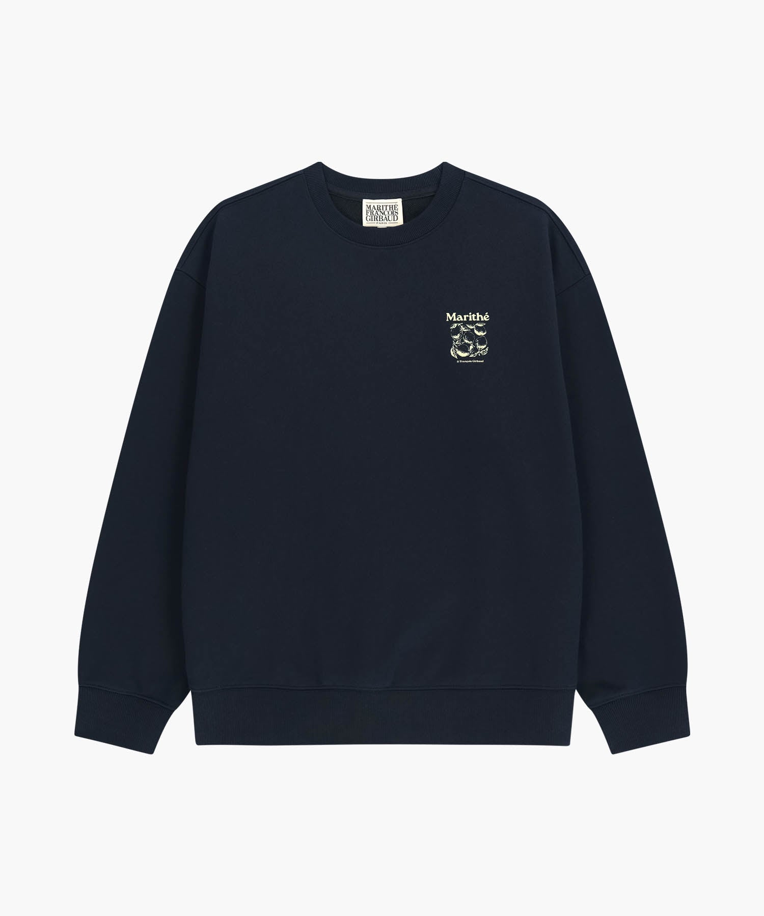 Marithe & Francois Girbaud - Lemon Graphic Oversized Sweatshirt (Navy) product image 6 | TRAB K-Fashion Australia