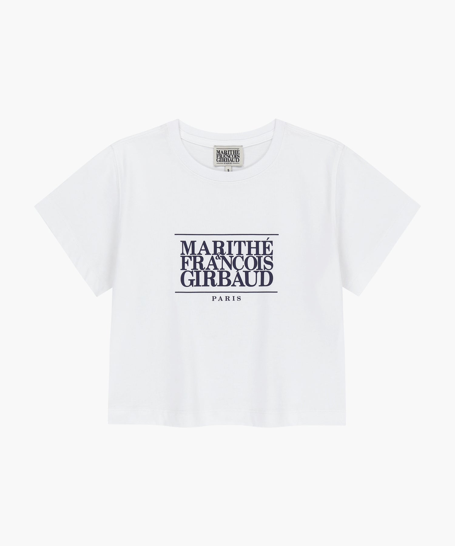 Marithe & Francois Girbaud - Classic Logo Crop Tee (White) product image 6 | TRAB K-Fashion Australia