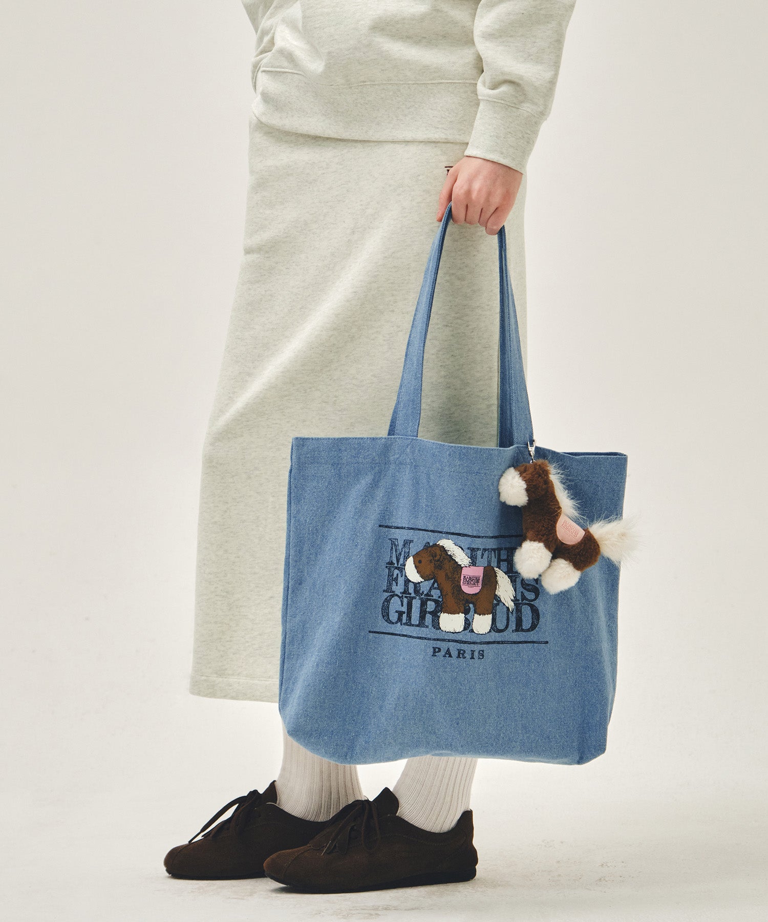 Marithe & Francois Girbaud - Pony Classic Logo Eco Bag (Sky Blue) product image 6 | TRAB K-Fashion Australia