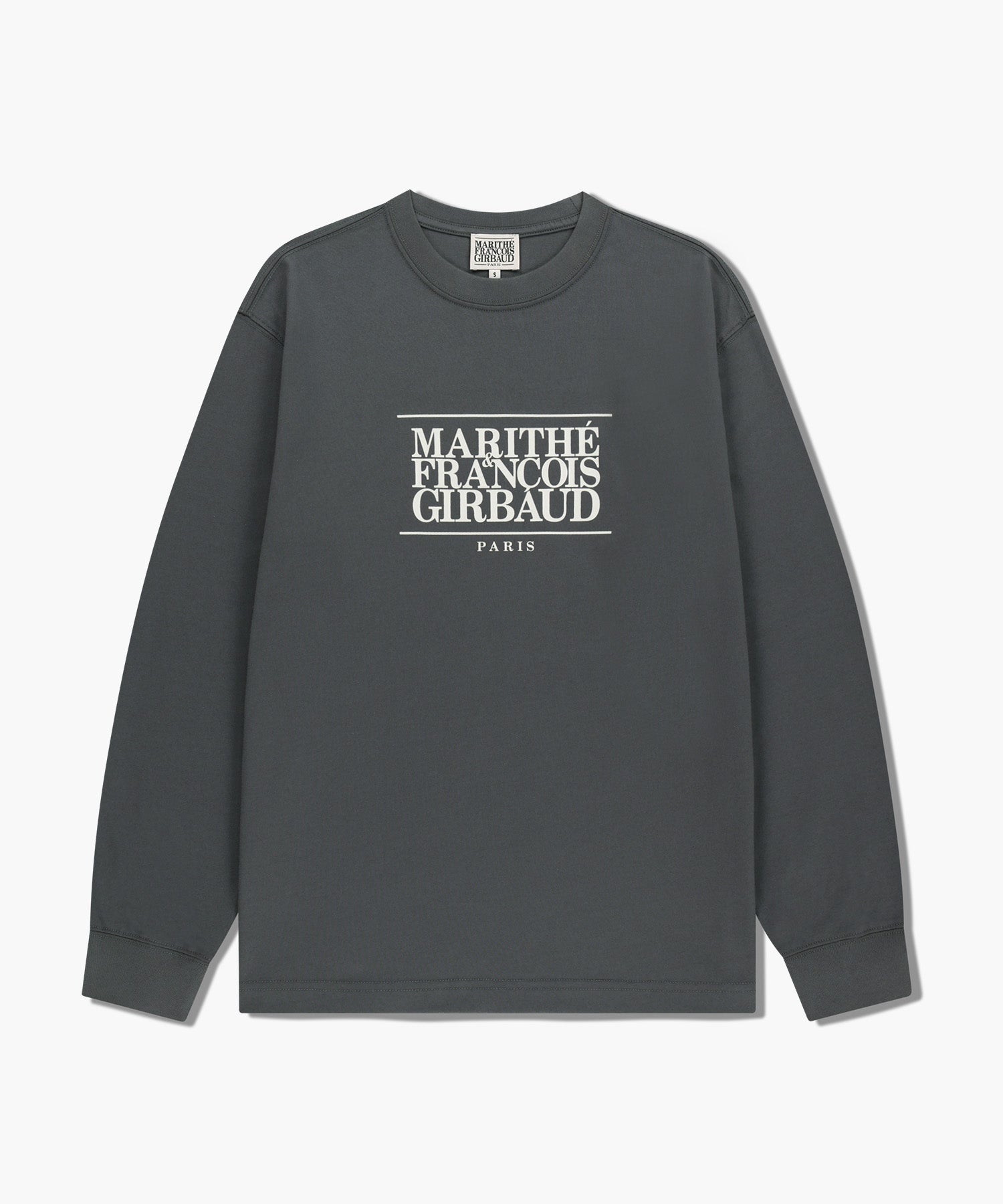 Marithe & Francois Girbaud - Classic Logo Long Sleeve (Charcoal) product image 6 | TRAB K-Fashion Australia