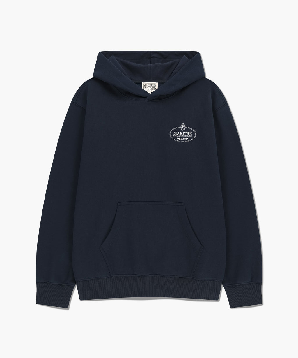Marithe & Francois Girbaud - Crown Crest Symbol Hoodie (brushed) (Navy) product image 6 | TRAB K-Fashion Australia