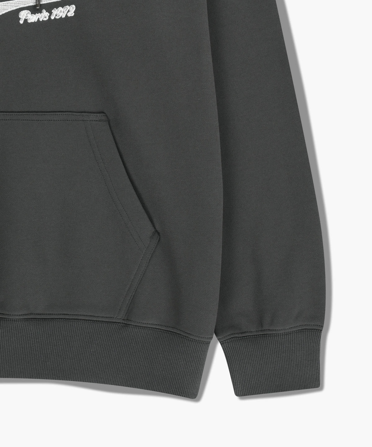 Marithe & Francois Girbaud - Vintage Logo Hoodie (brushed) (Charcoal) product image 6 | TRAB K-Fashion Australia