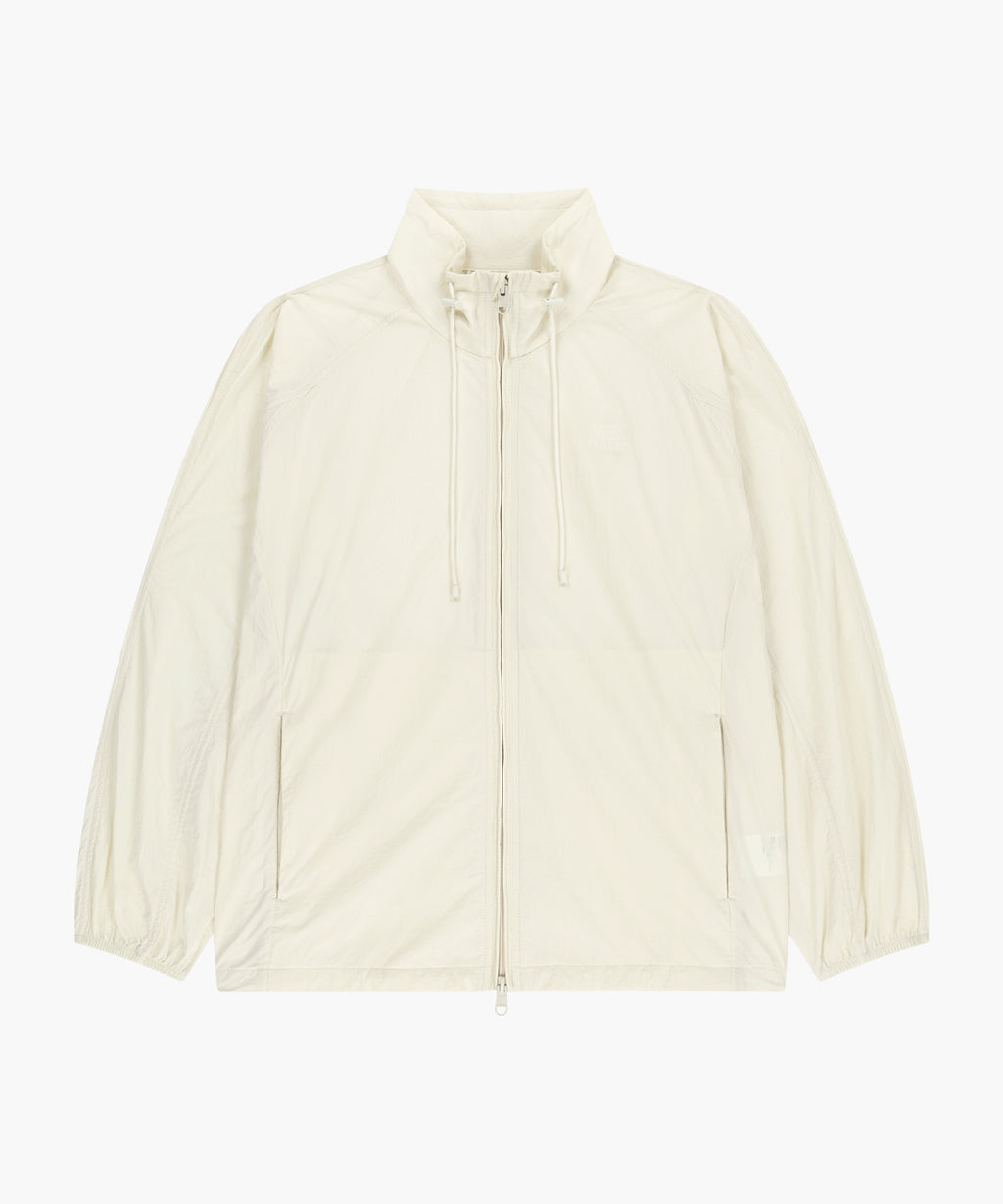 Marithe & Francois Girbaud - Highneck Packable Nylon Jacket (Ivory) product image 6 | TRAB K-Fashion Australia