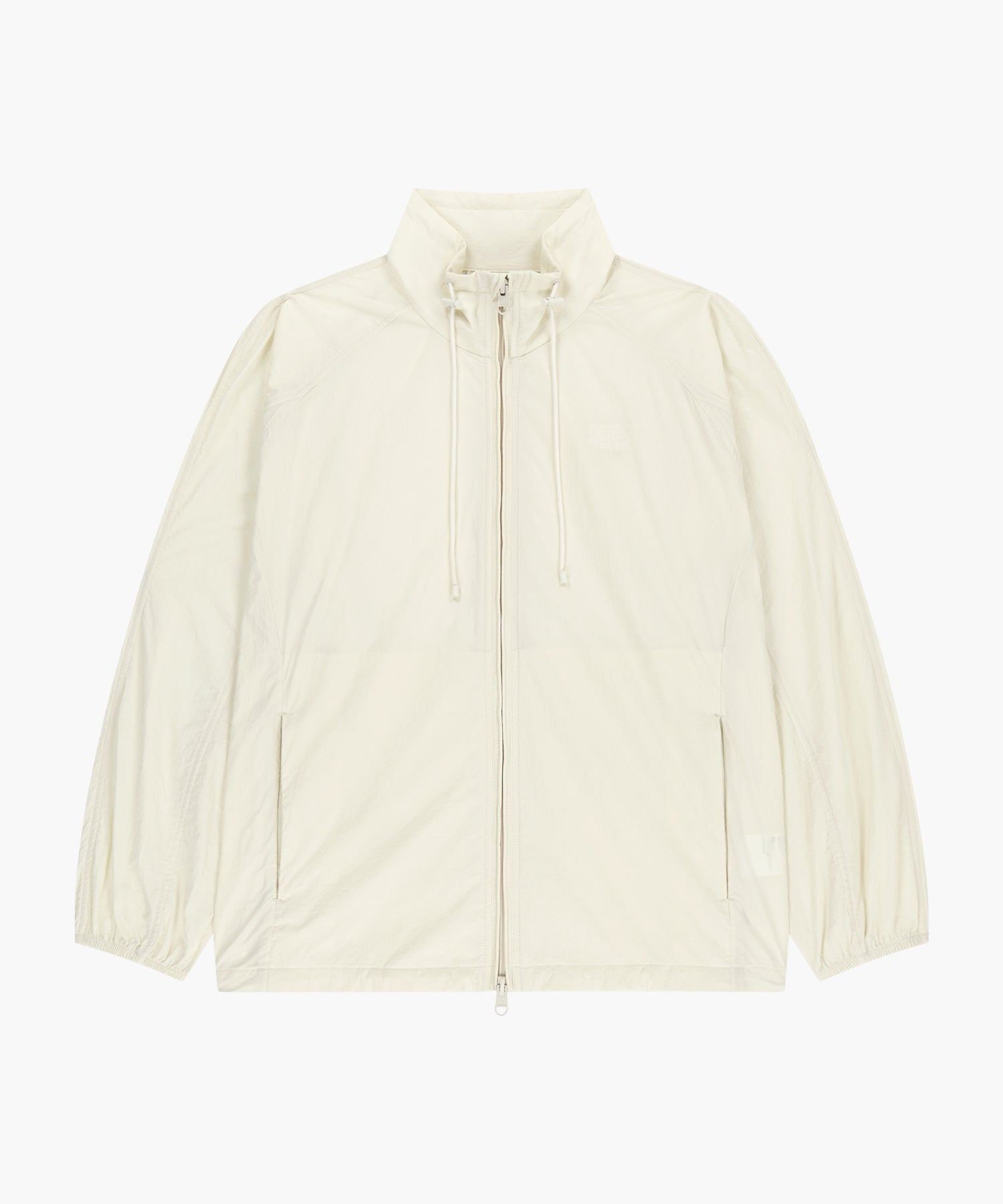 Marithe & Francois Girbaud - Highneck Packable Nylon Jacket (Ivory) product image 6 | TRAB K-Fashion Australia