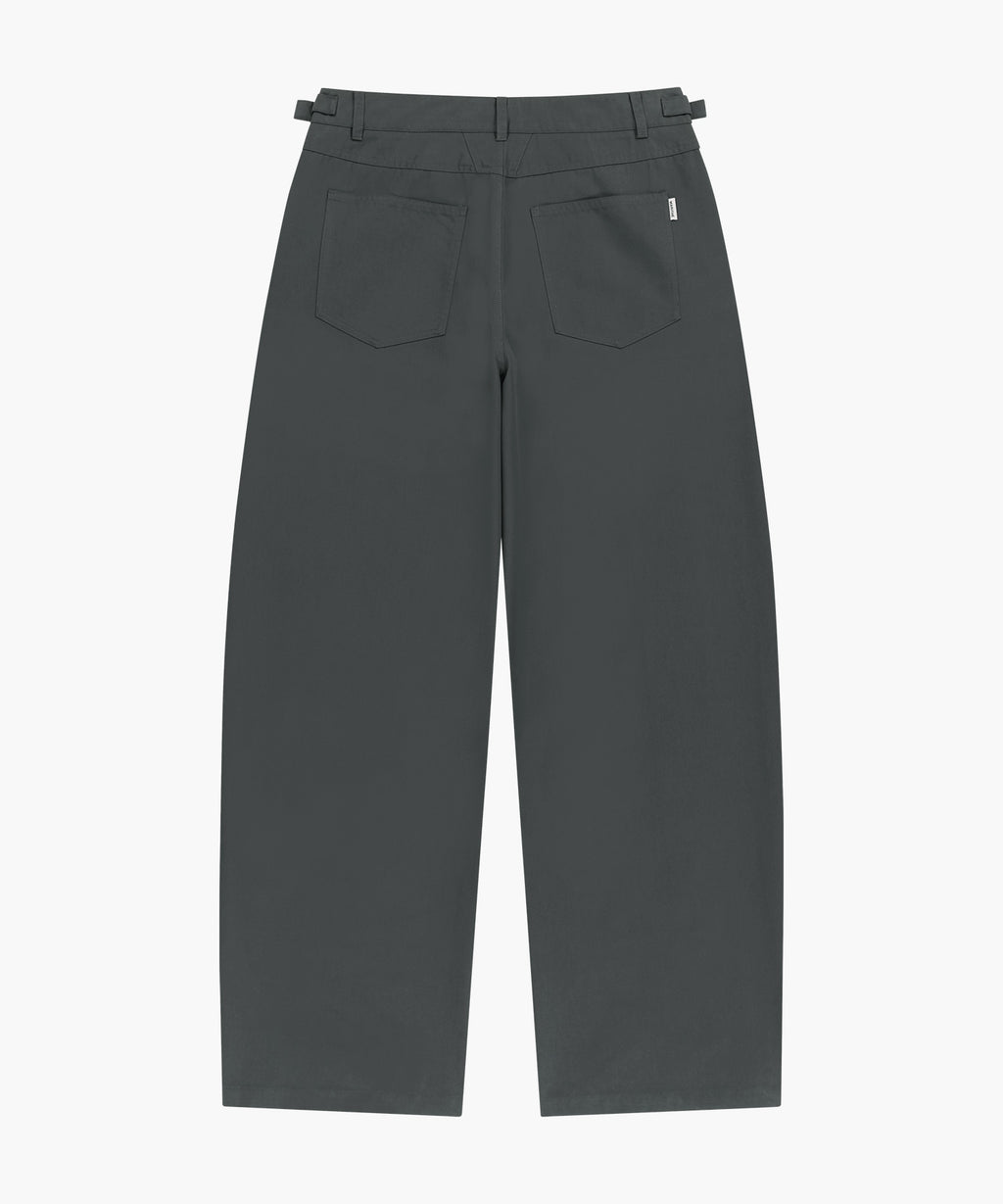 Marithe & Francois Girbaud - Curved Chino Pants (Charcoal) product image 6 | TRAB K-Fashion Australia