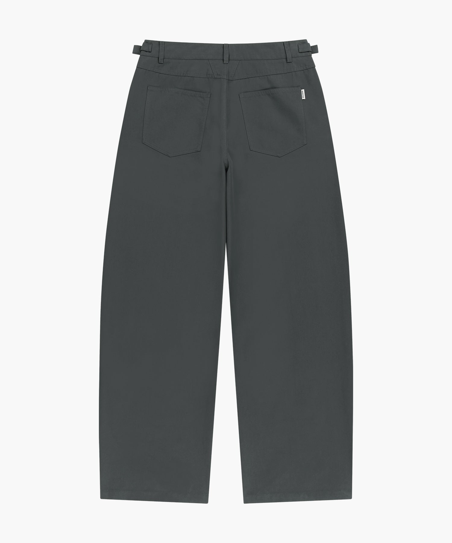 Marithe & Francois Girbaud - Curved Chino Pants (Charcoal) product image 6 | TRAB K-Fashion Australia