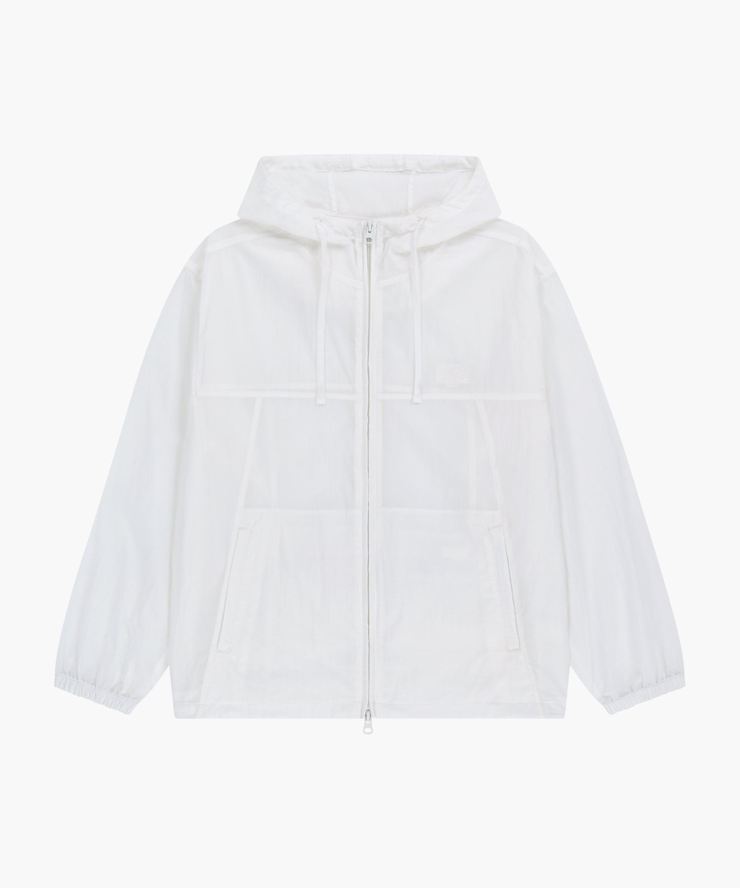 Marithe & Francois Girbaud - Hooded Packable Nylon Jacket (White) product image 6 | TRAB K-Fashion Australia