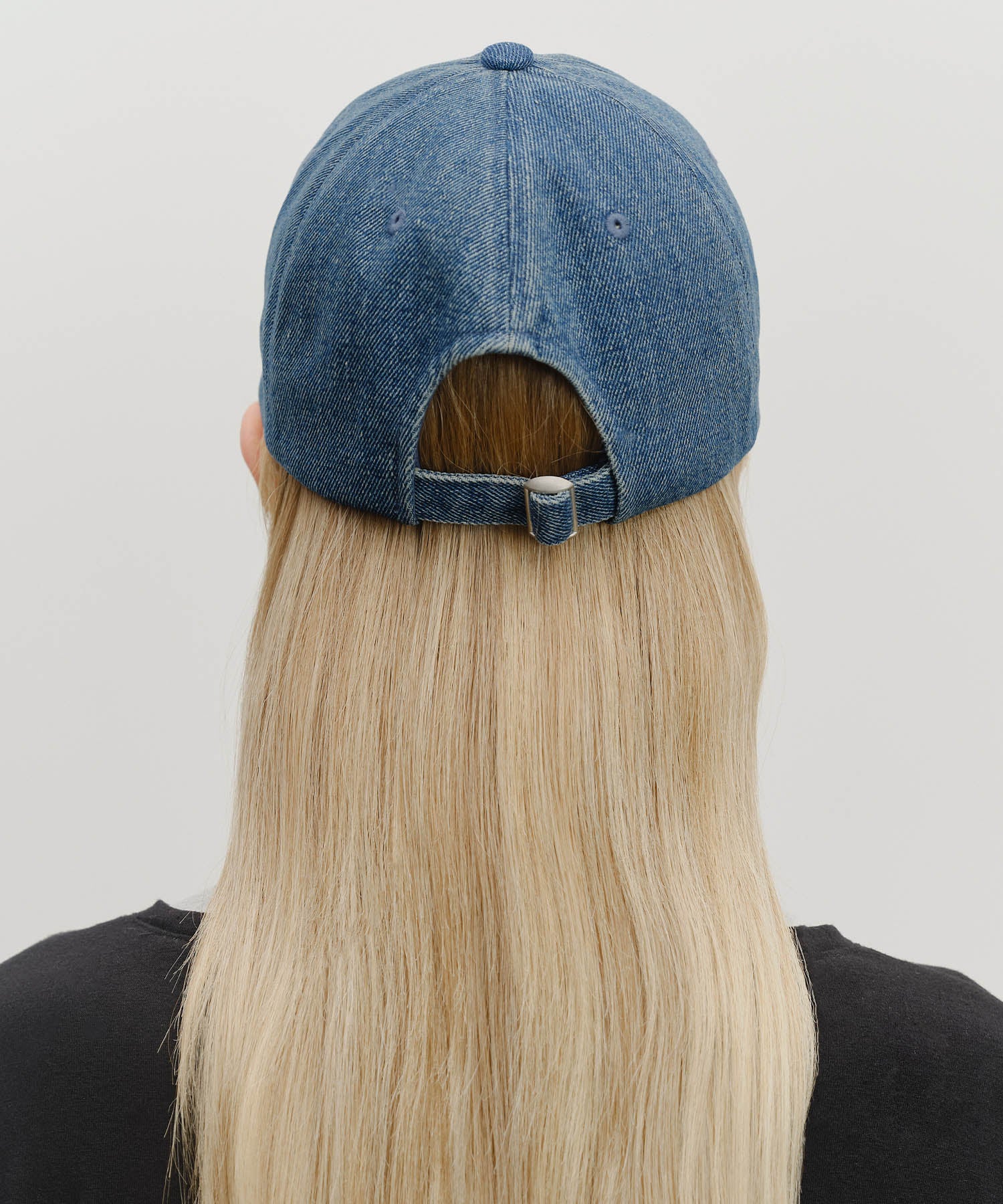 Marithe & Francois Girbaud - Denim Washing Classic Logo Covered Cap (Blue) product image 6 | TRAB K-Fashion Australia