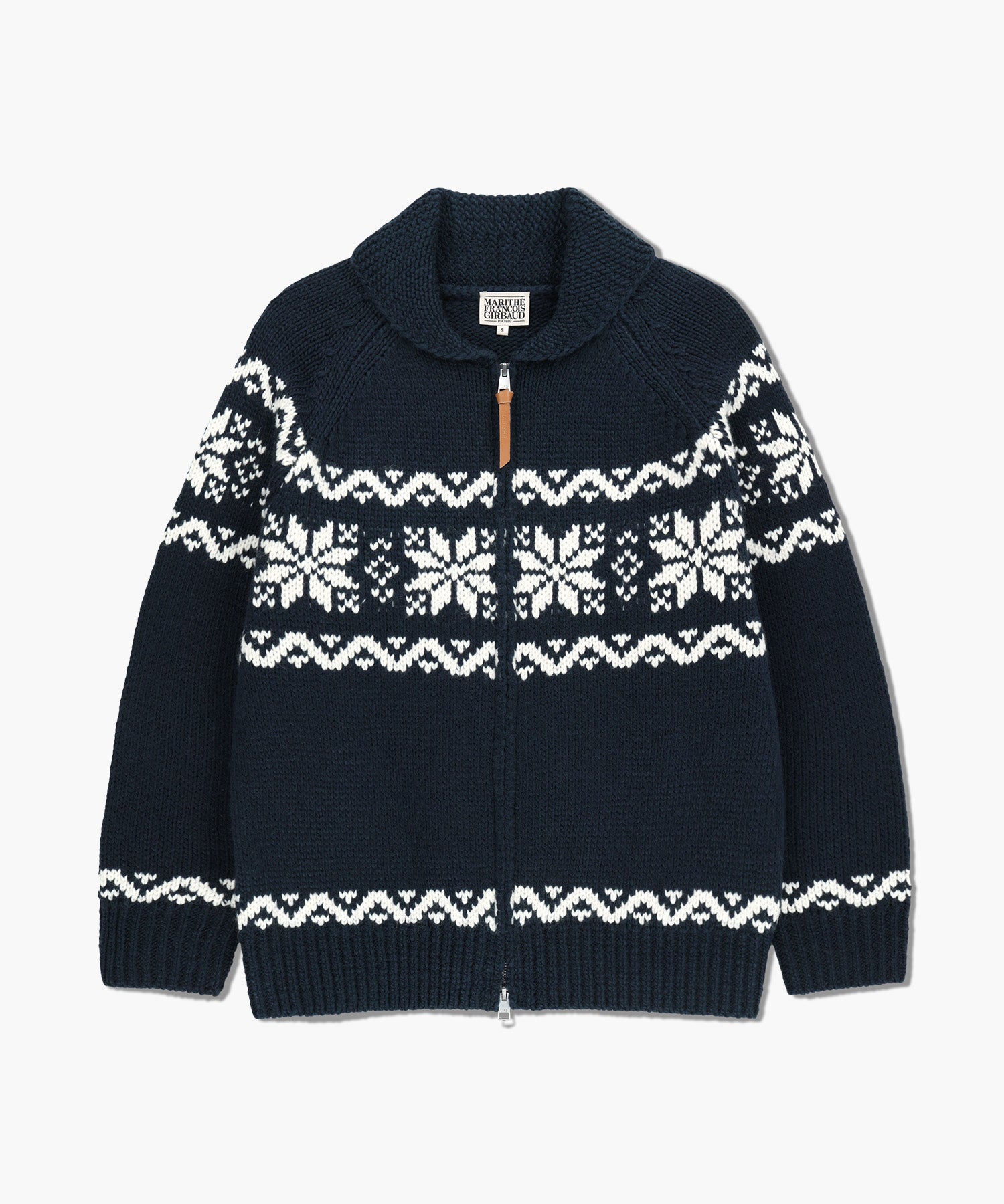 Marithe & Francois Girbaud - Nordic Cowichan Cardigan (Navy) product image 8 | TRAB K-Fashion Australia