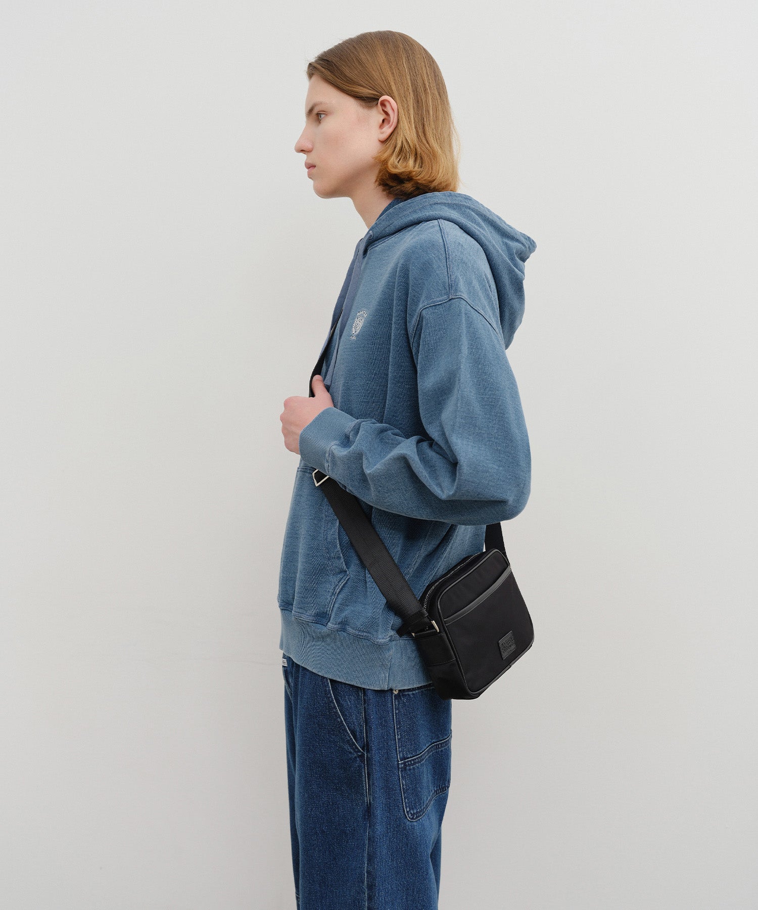 Marithe & Francois Girbaud - Classic Logo Small Cross Bag (Black) product image 6 | TRAB K-Fashion Australia