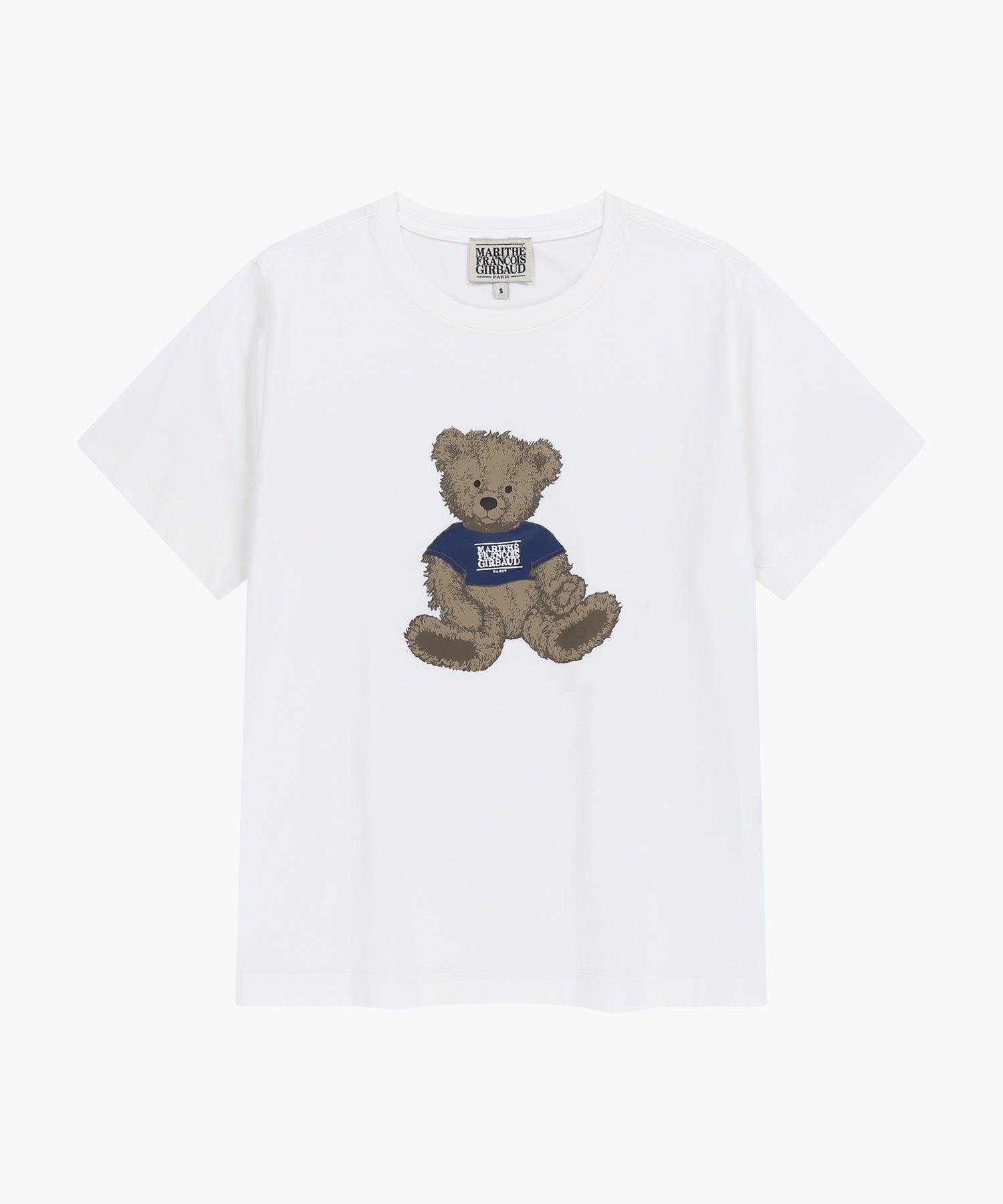 Marithe & Francois Girbaud - Doodle Bear Tee (White/Beige) product image 6 | TRAB K-Fashion Australia