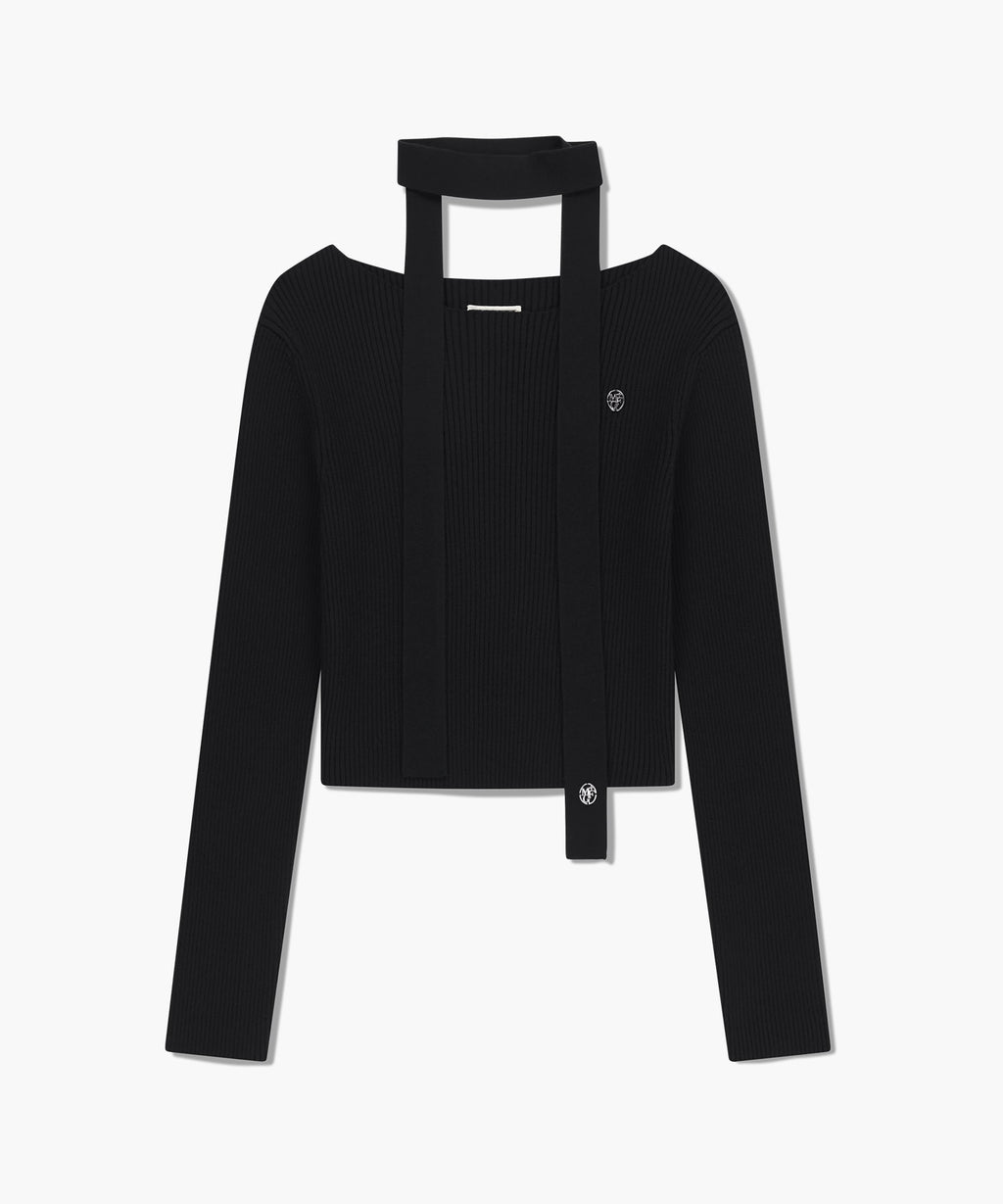 Marithe & Francois Girbaud - Muffler Set Knit (Black) product image 6 | TRAB K-Fashion Australia