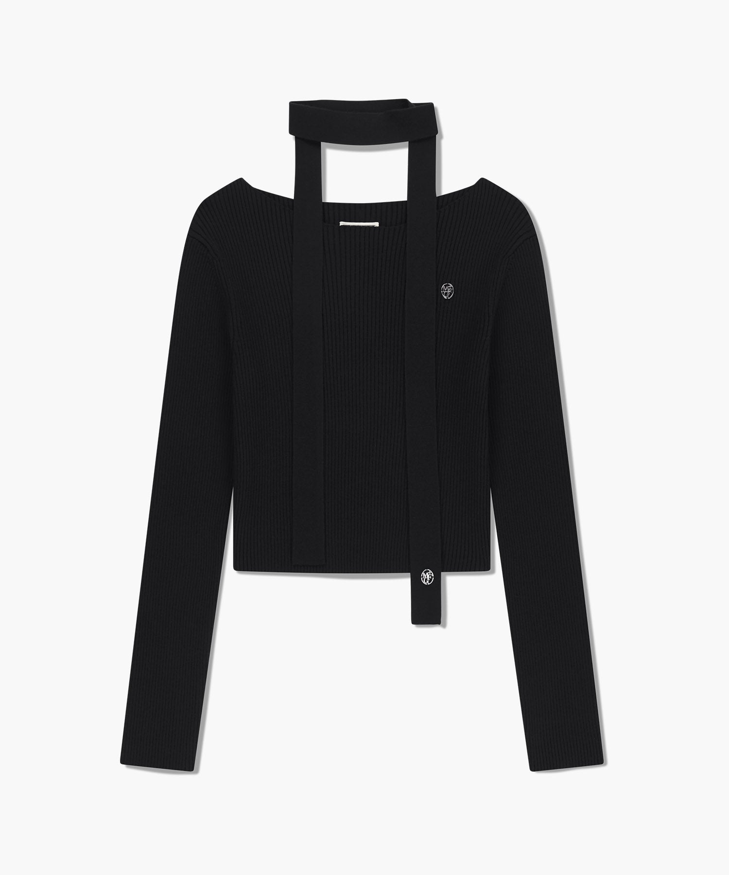 Marithe & Francois Girbaud - Muffler Set Knit (Black) product image 6 | TRAB K-Fashion Australia