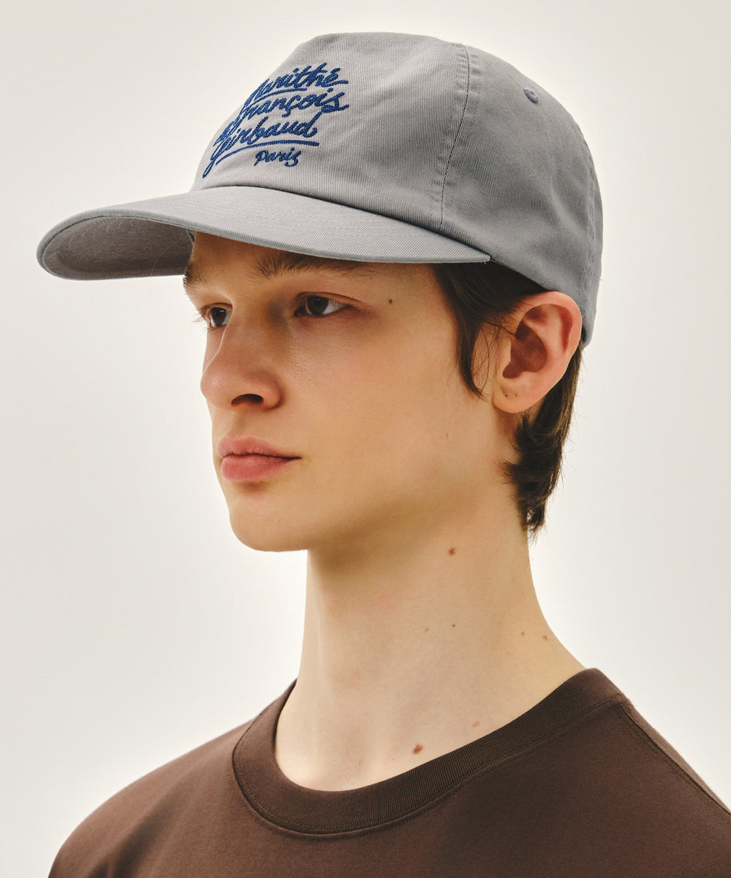 Marithe & Francois Girbaud - Drawing Logo 5panel Cap (Gray) product image 6 | TRAB K-Fashion Australia