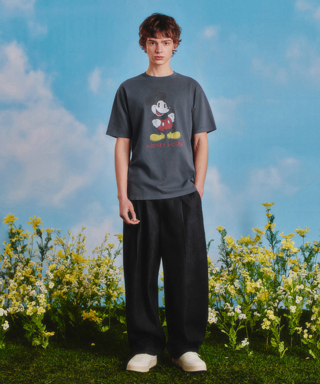 Marithe & Francois Girbaud - Mickey_vintage Washed Tee (Charcoal) product image 6 | TRAB K-Fashion Australia