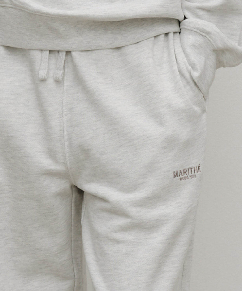 Marithe & Francois Girbaud - Regular Logo Sweat Set-up (Light Heather Gray) product image 6 | TRAB K-Fashion Australia