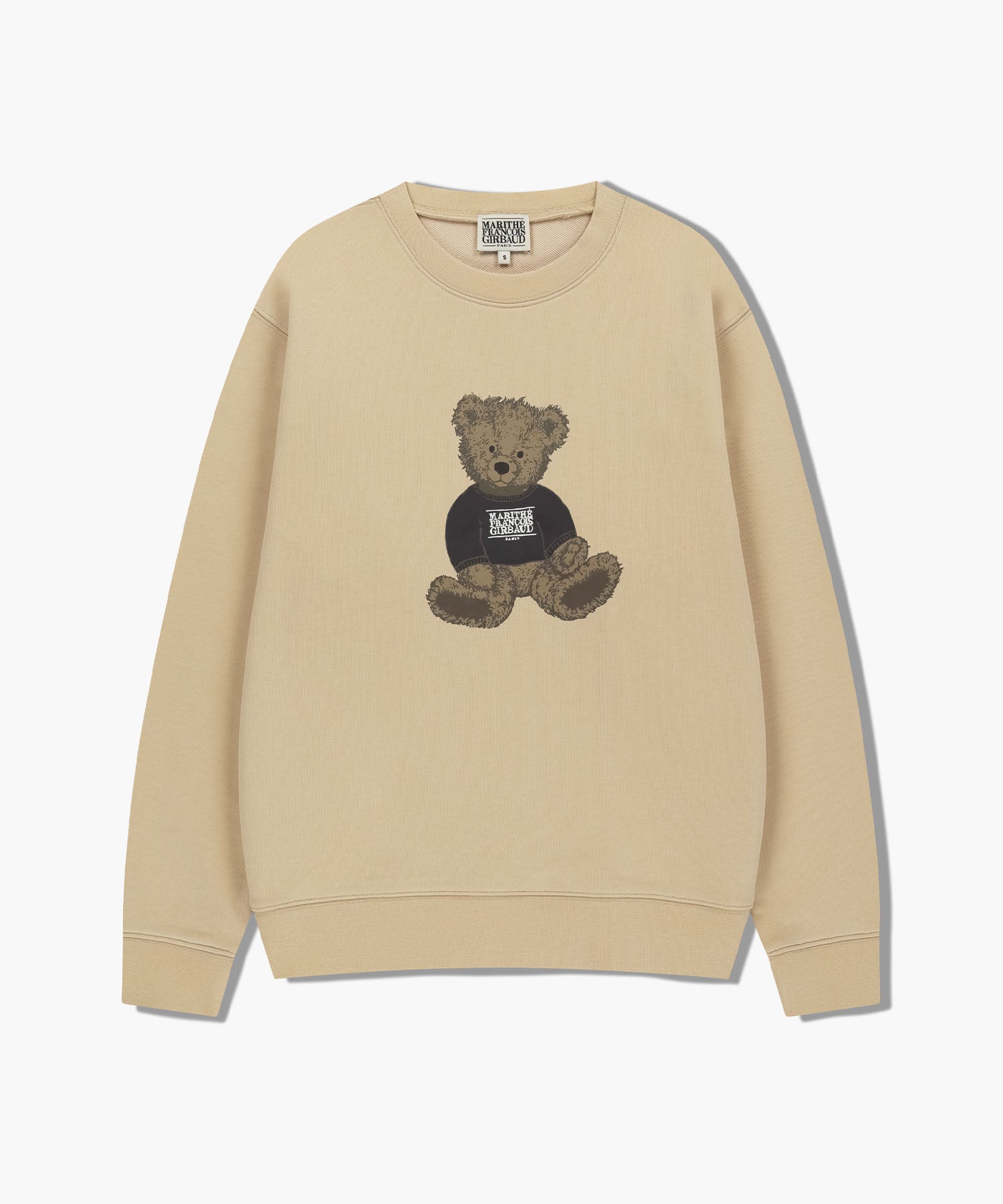 Marithe & Francois Girbaud - Doodle Bear Sweatshirt (Beige) product image 6 | TRAB K-Fashion Australia